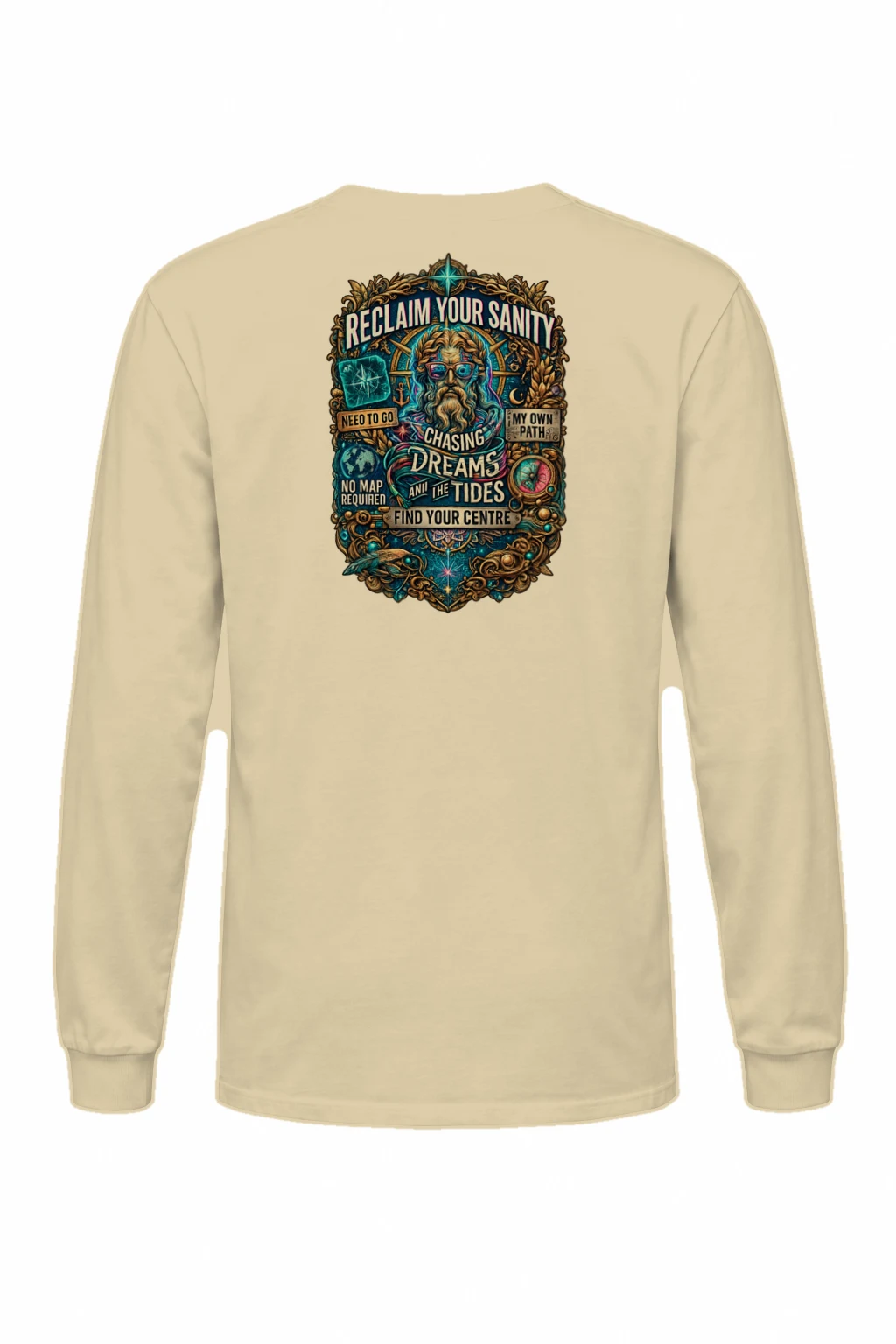 "Chasing Dreams Tides" Unisex Longsleeve T-shirt | Gildan 2400
