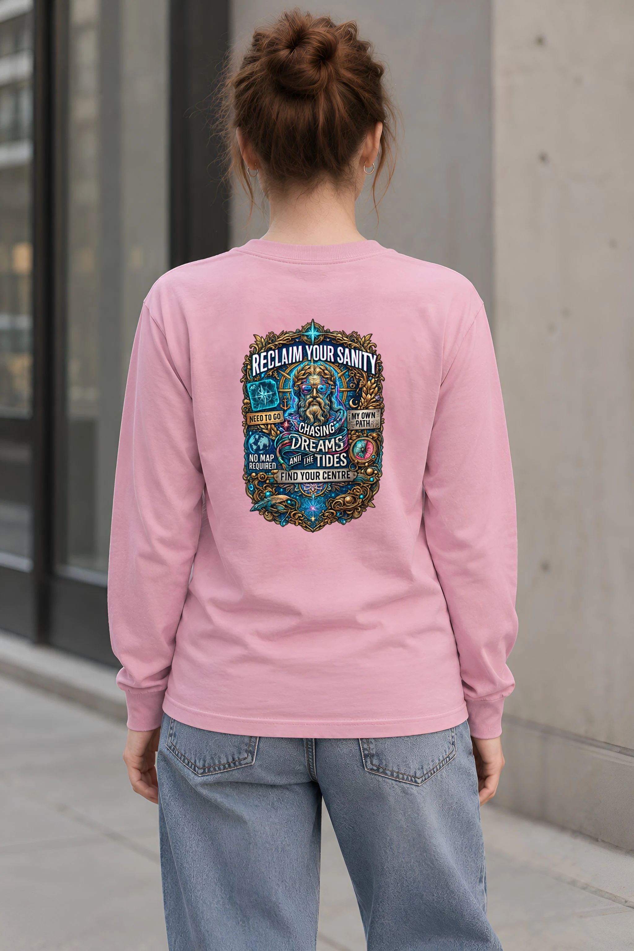 "Chasing Dreams Tides" Unisex Longsleeve T-shirt
