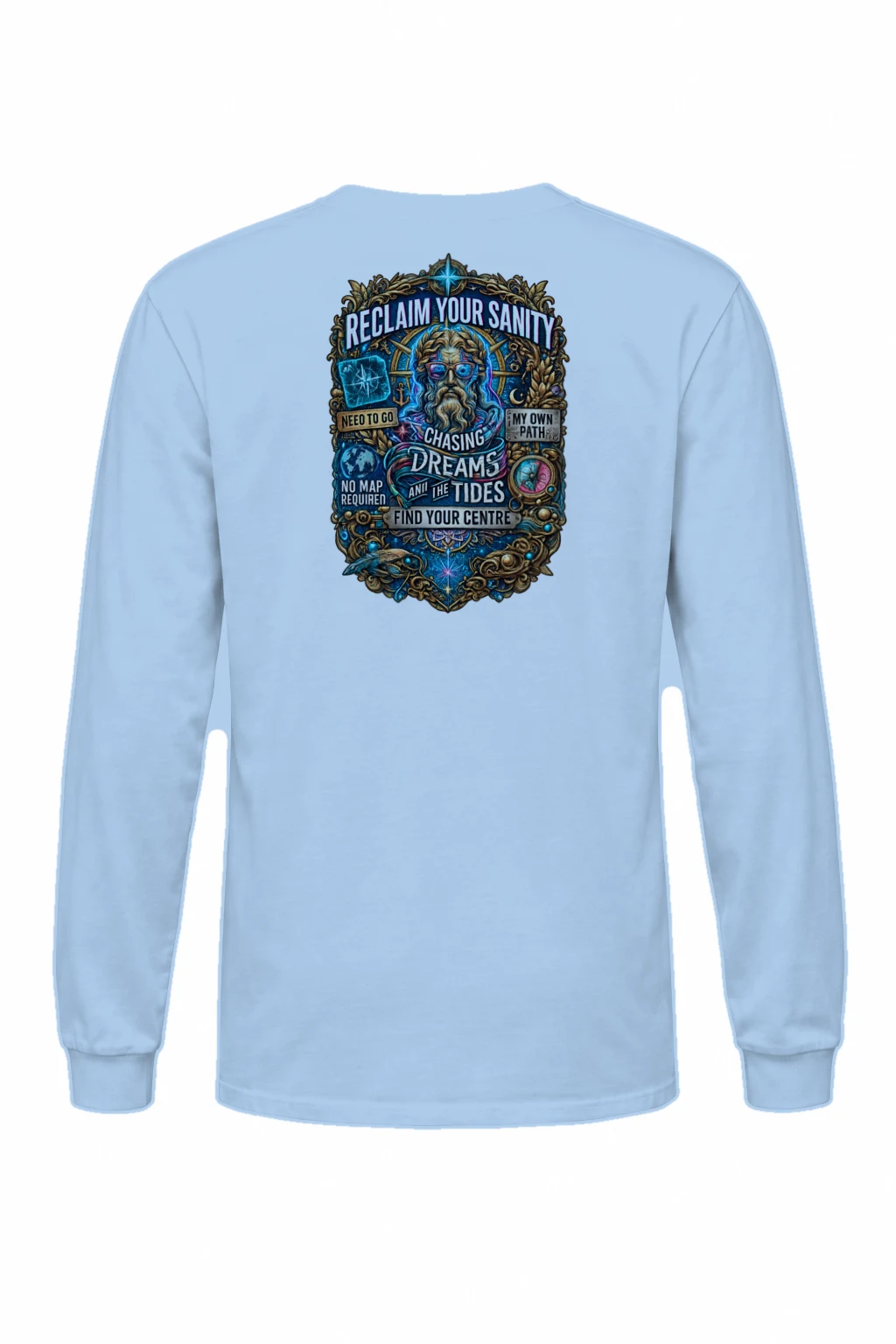 "Chasing Dreams Tides" Unisex Longsleeve T-shirt | Gildan 2400