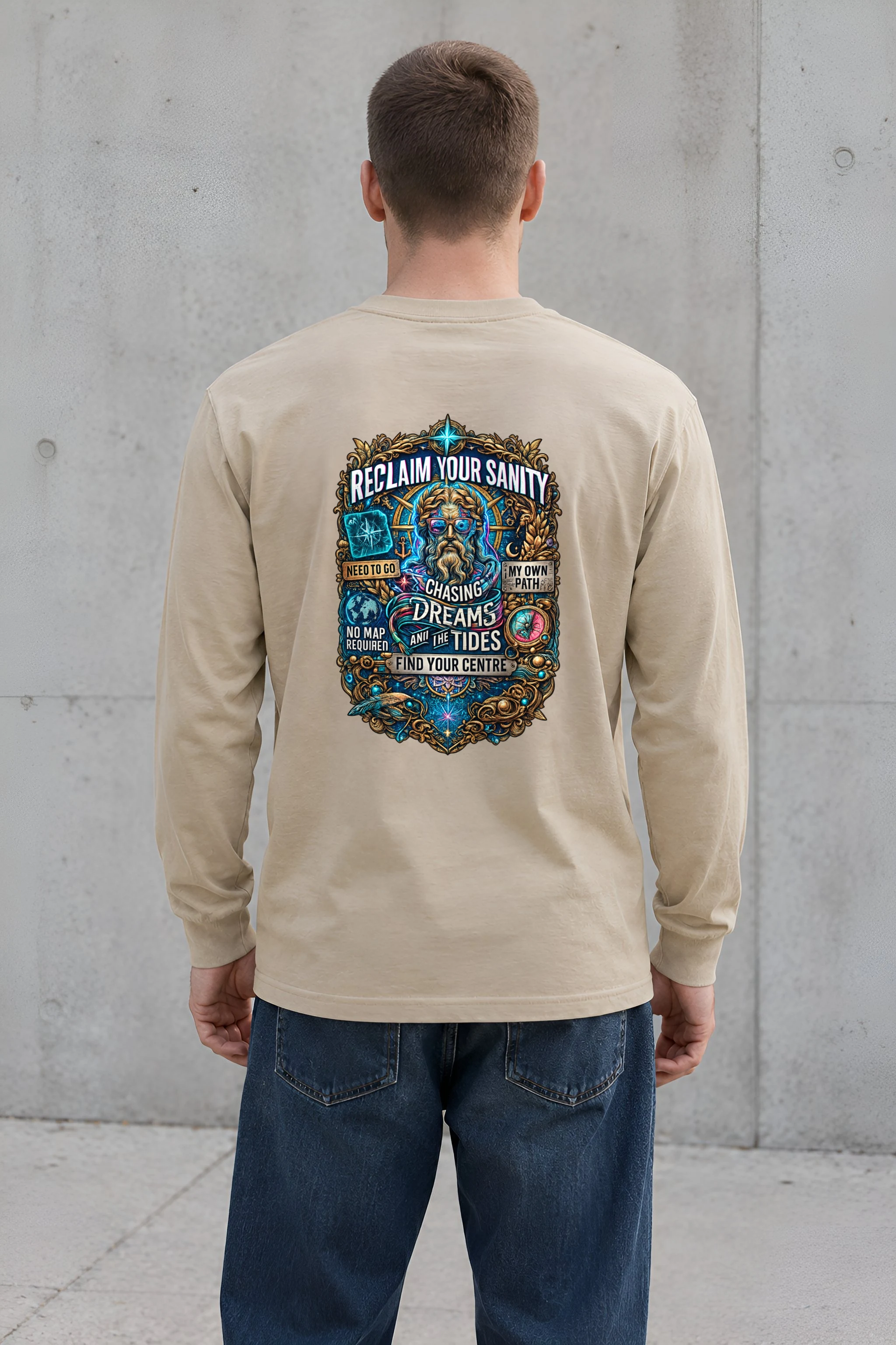 "Chasing Dreams Tides" Unisex Longsleeve T-shirt