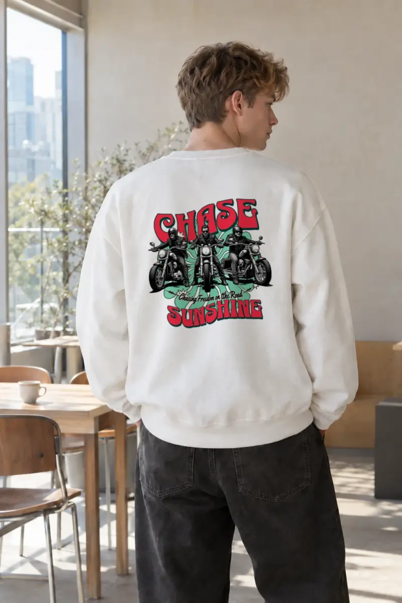 "Chasing Freedom" Heavy Blend Unisex Crewneck Sweatshirt | Gildan 18000