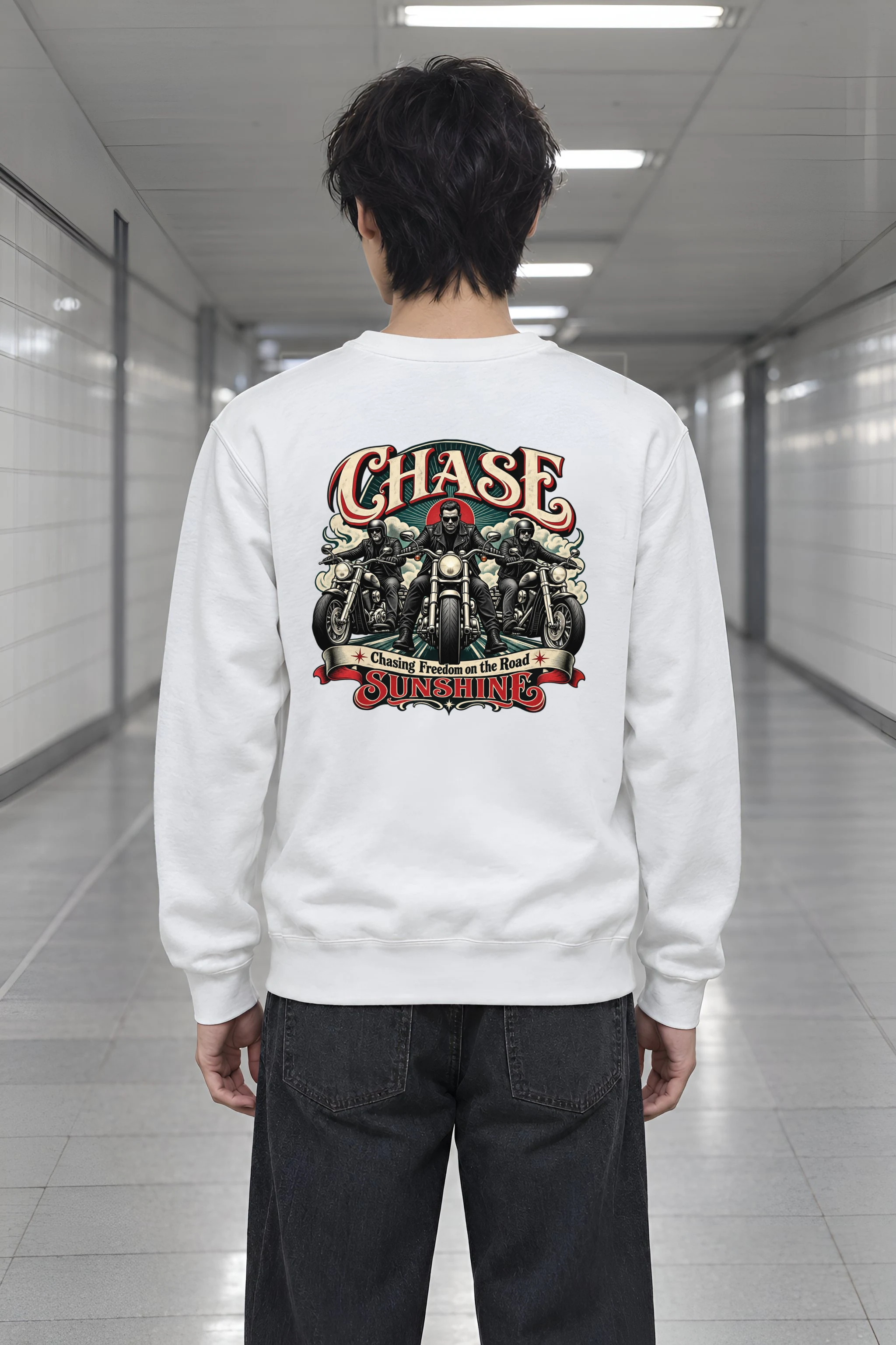 "Chasing Freedom" Heavy Blend Unisex Crewneck Sweatshirt