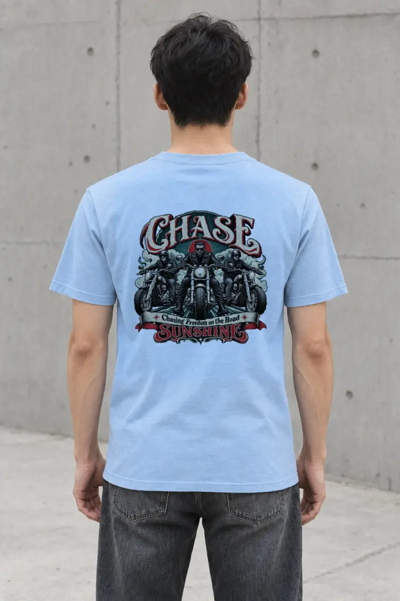 "Chasing Freedom" Heavyweight Unisex Crewneck T-shirt | Gildan 5000