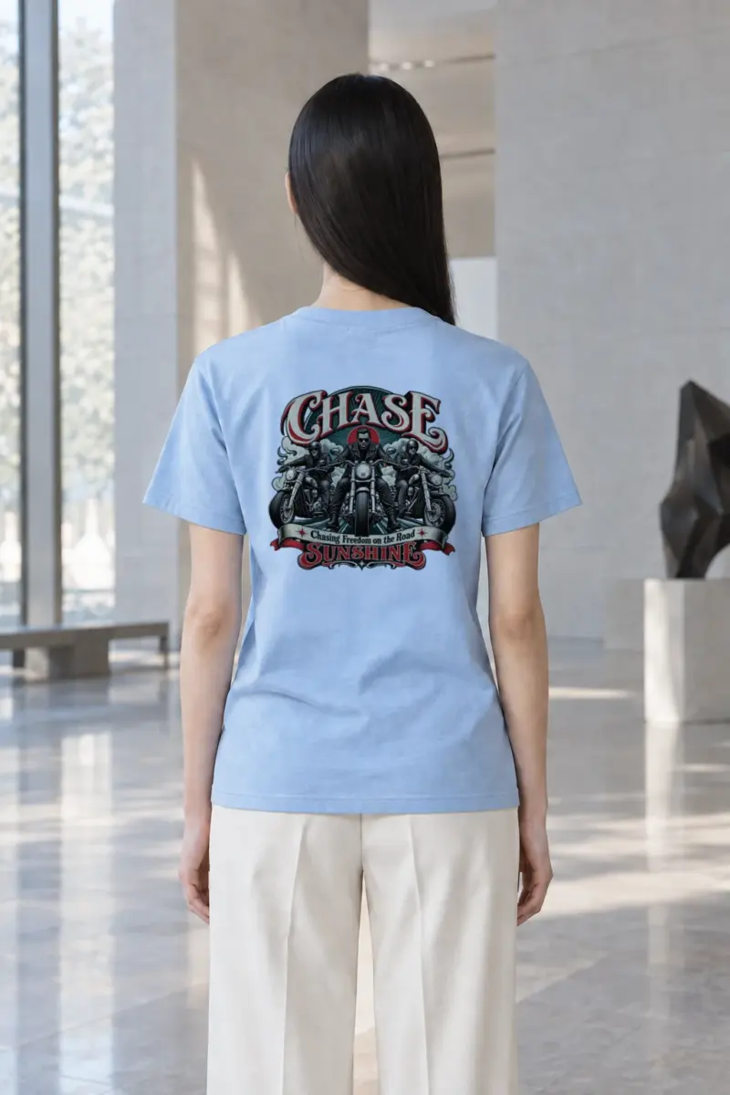 "Chasing Freedom" Heavyweight Unisex Crewneck T-shirt | Gildan 5000