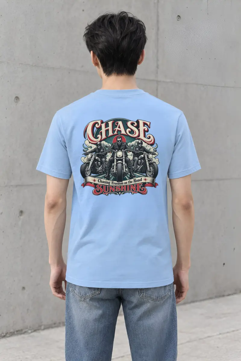 "Chasing Freedom" Heavyweight Unisex Crewneck T-shirt