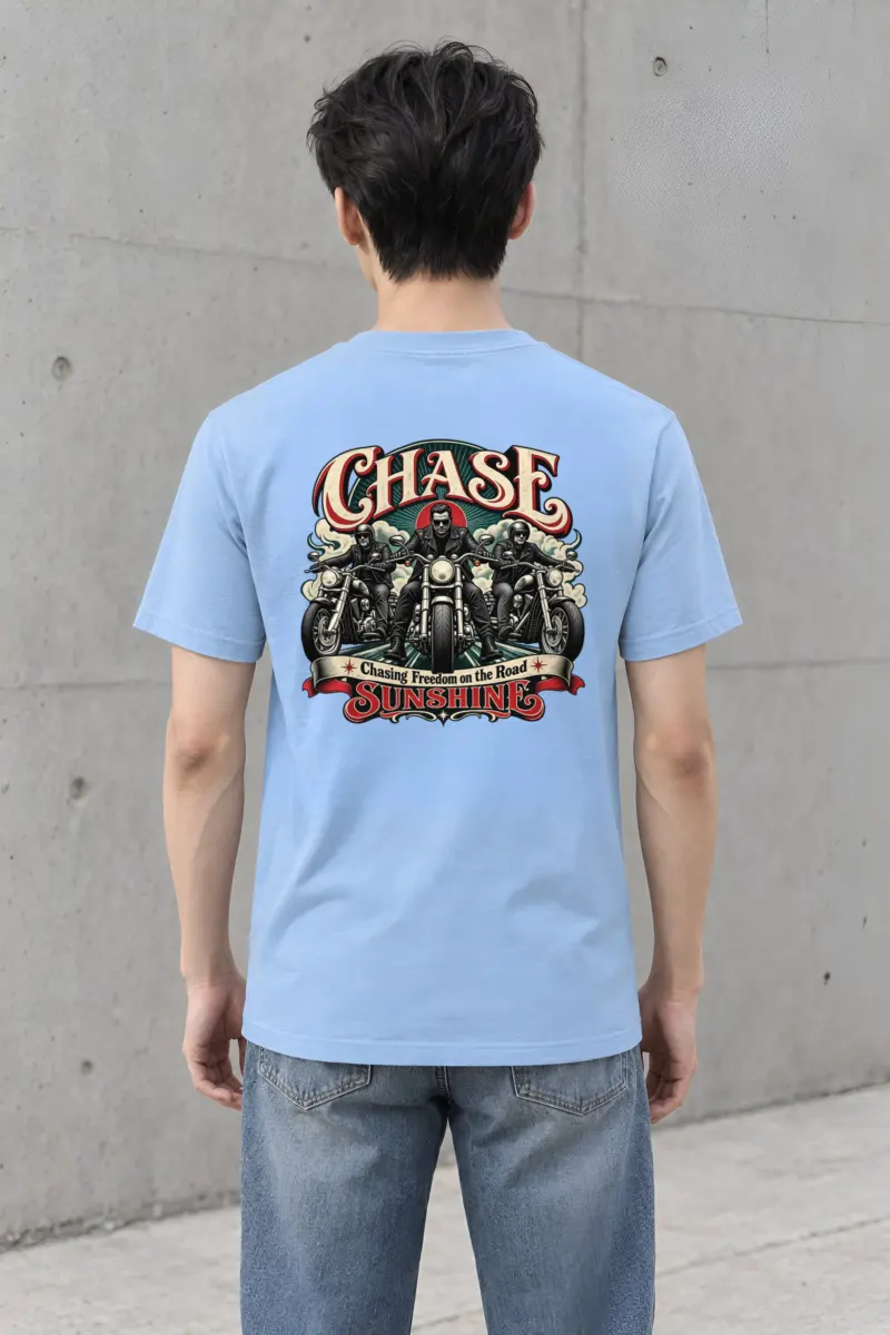 "Chasing Freedom" Heavyweight Unisex Crewneck T-shirt