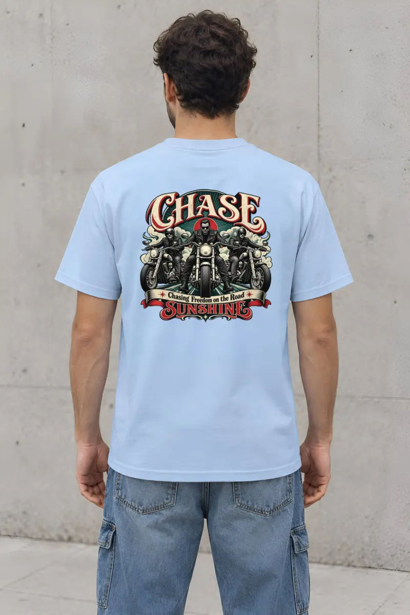 "Chasing Freedom" Heavyweight Unisex Crewneck T-shirt