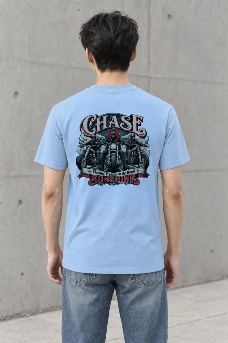 "Chasing Freedom" Heavyweight Unisex Crewneck T-shirt