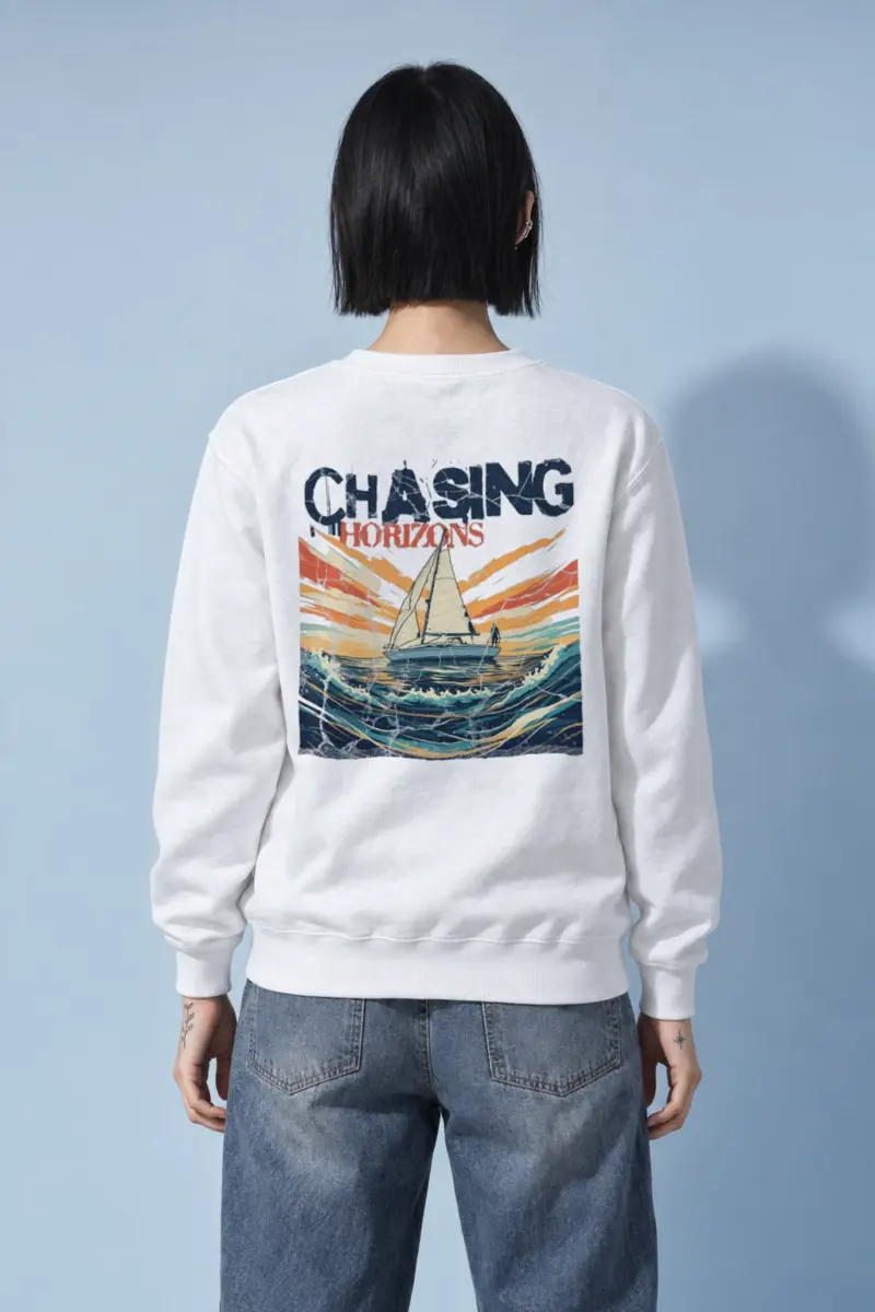 "Chasing Horizons" Heavy Blend Unisex Crewneck Sweatshirt