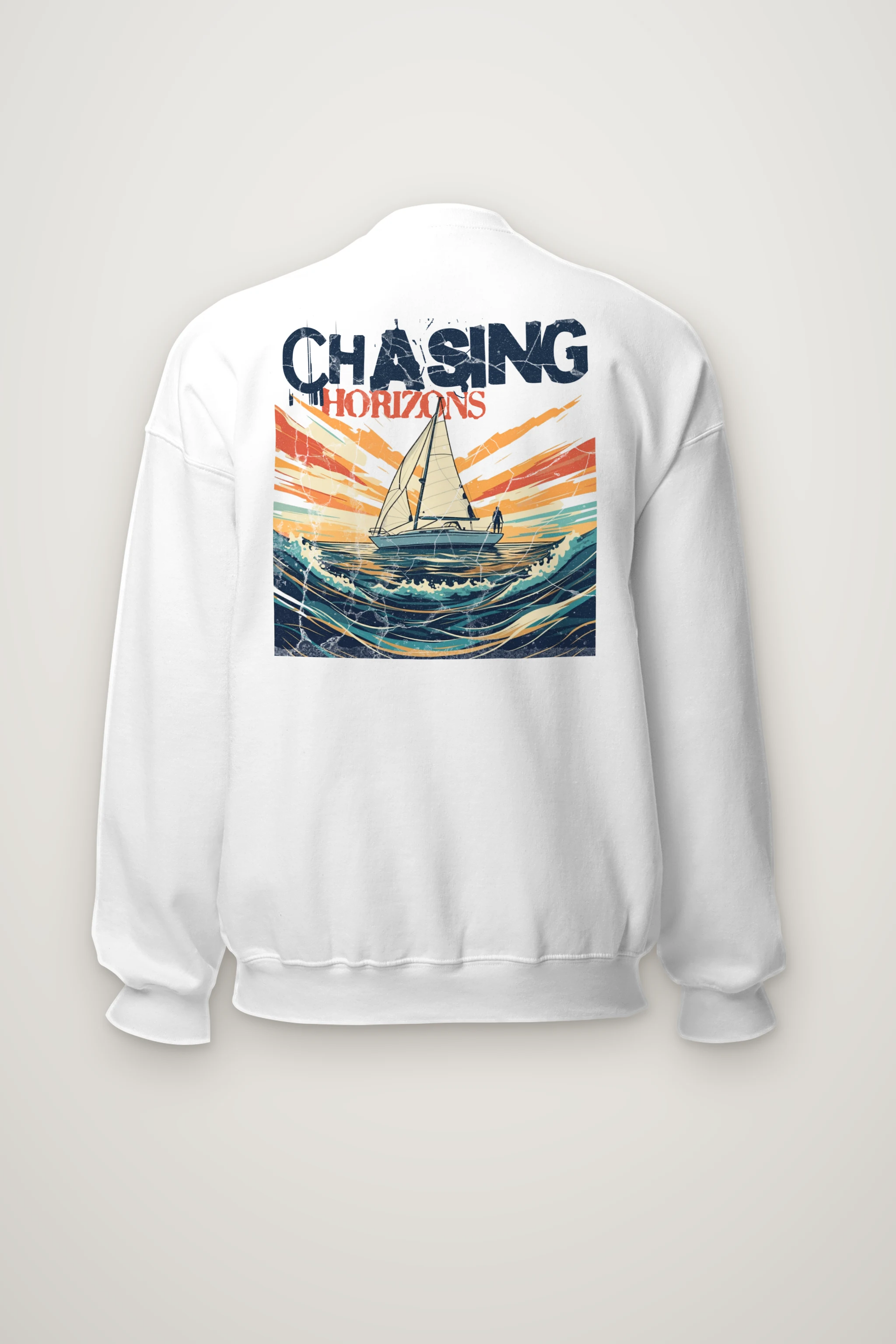 "Chasing Horizons" Heavy Blend Unisex Crewneck Sweatshirt