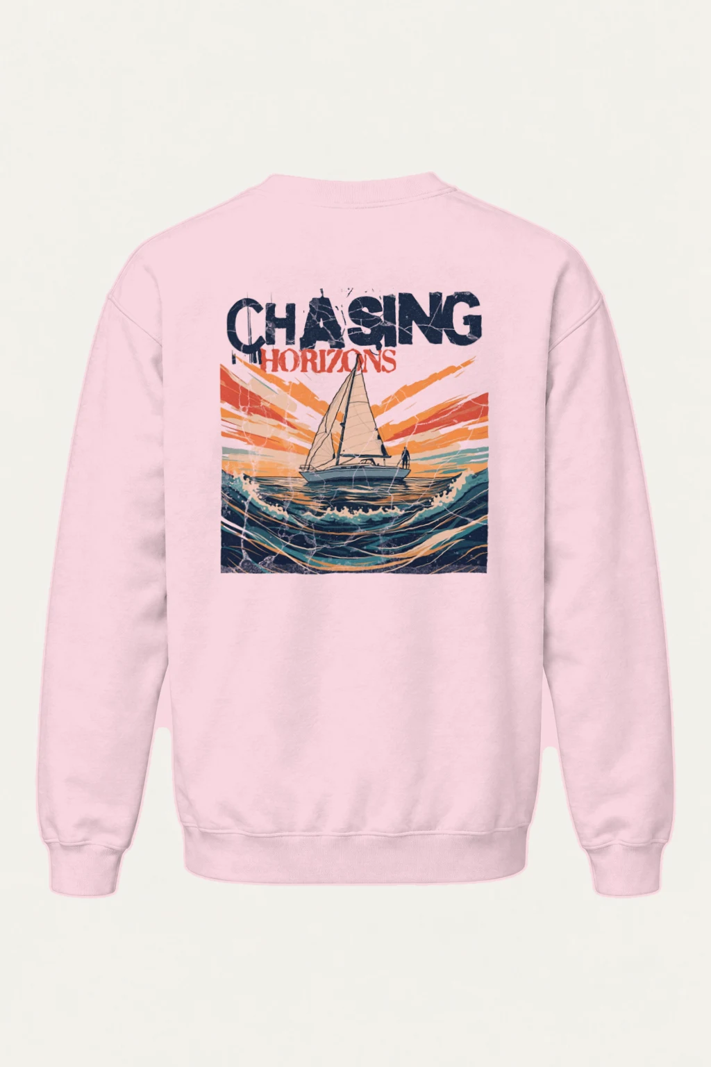 "Chasing Horizons" Heavy Blend Unisex Crewneck Sweatshirt | Gildan 18000