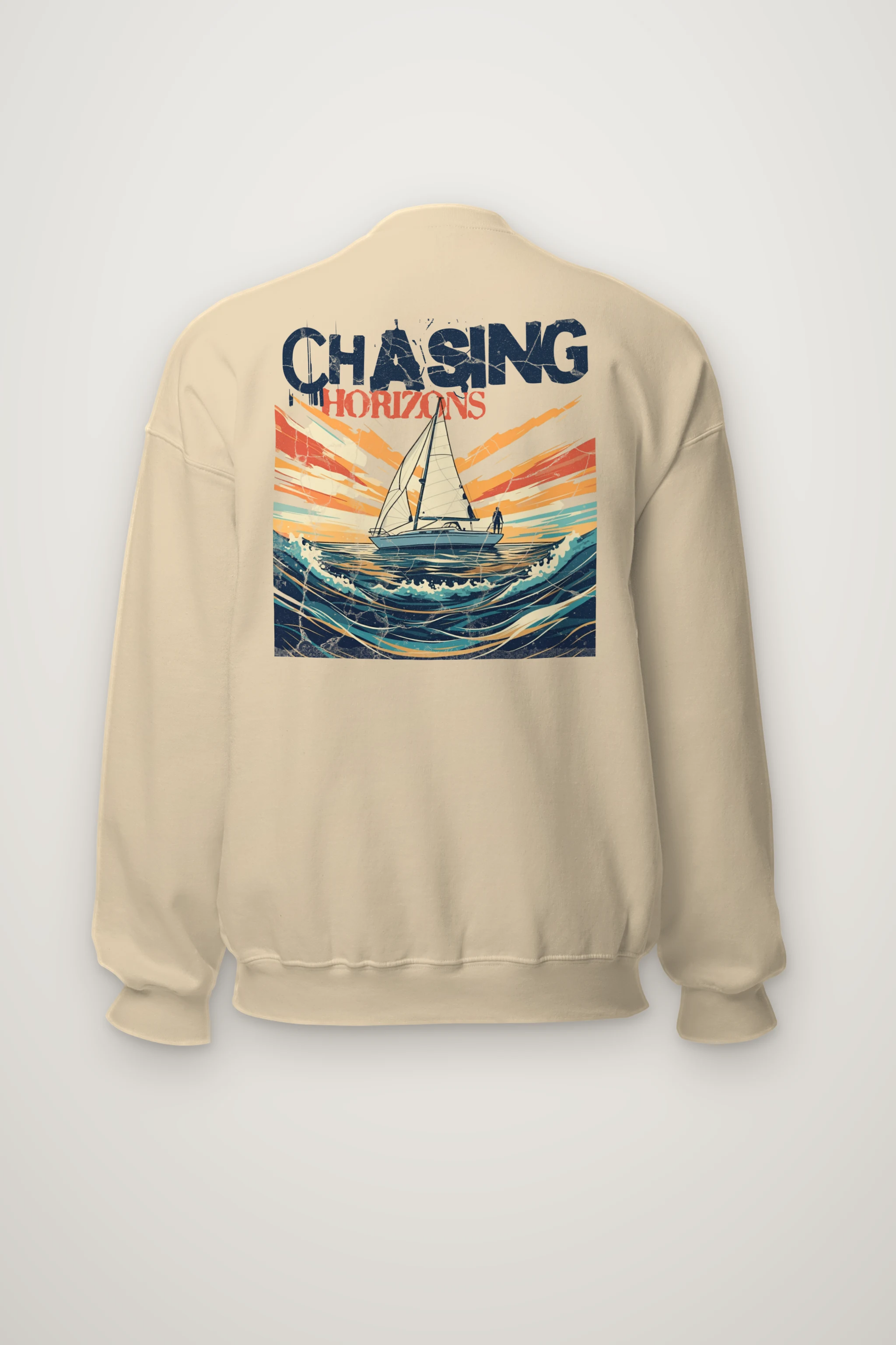 "Chasing Horizons" Heavy Blend Unisex Crewneck Sweatshirt