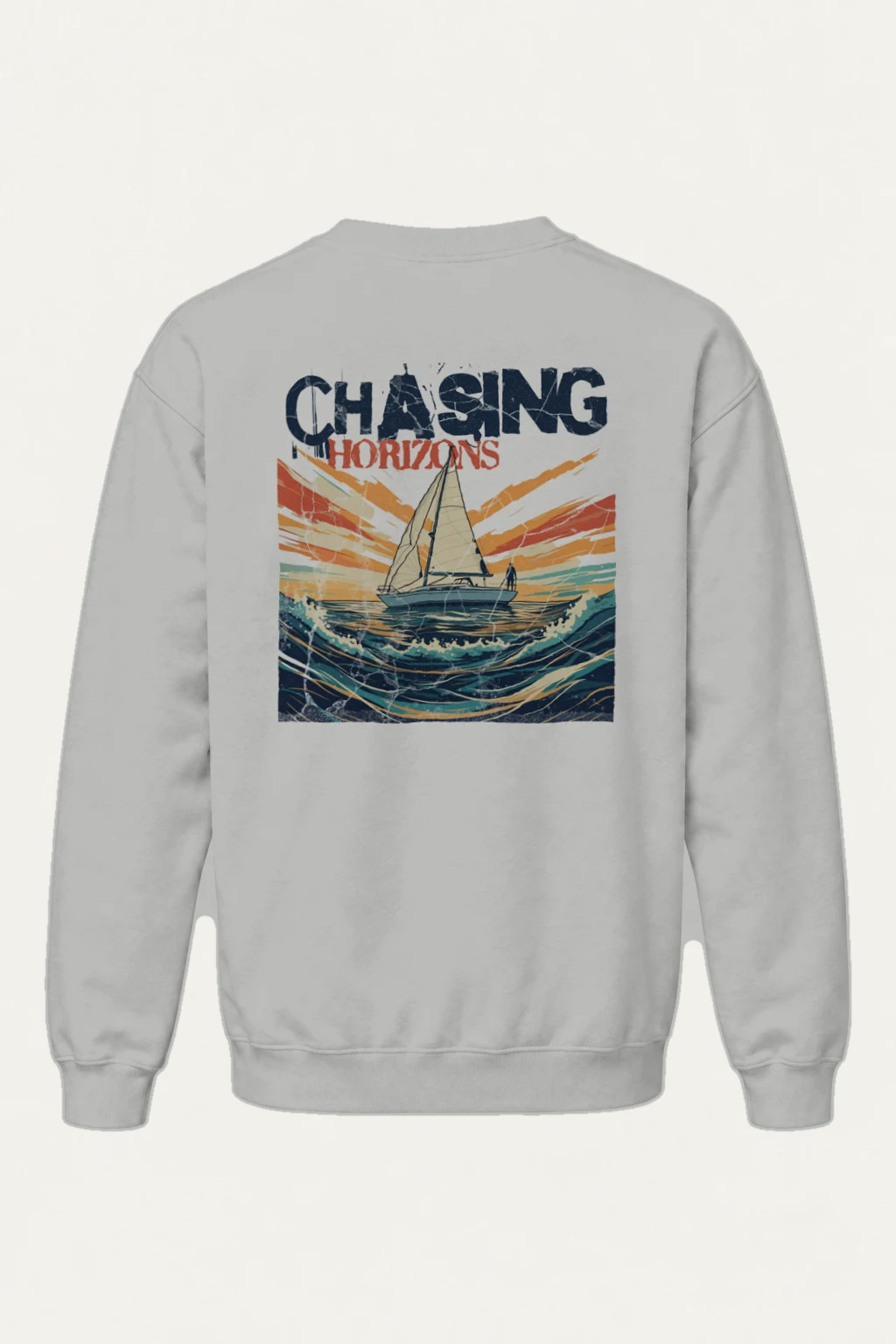 "Chasing Horizons" Heavy Blend Unisex Crewneck Sweatshirt | Gildan 18000