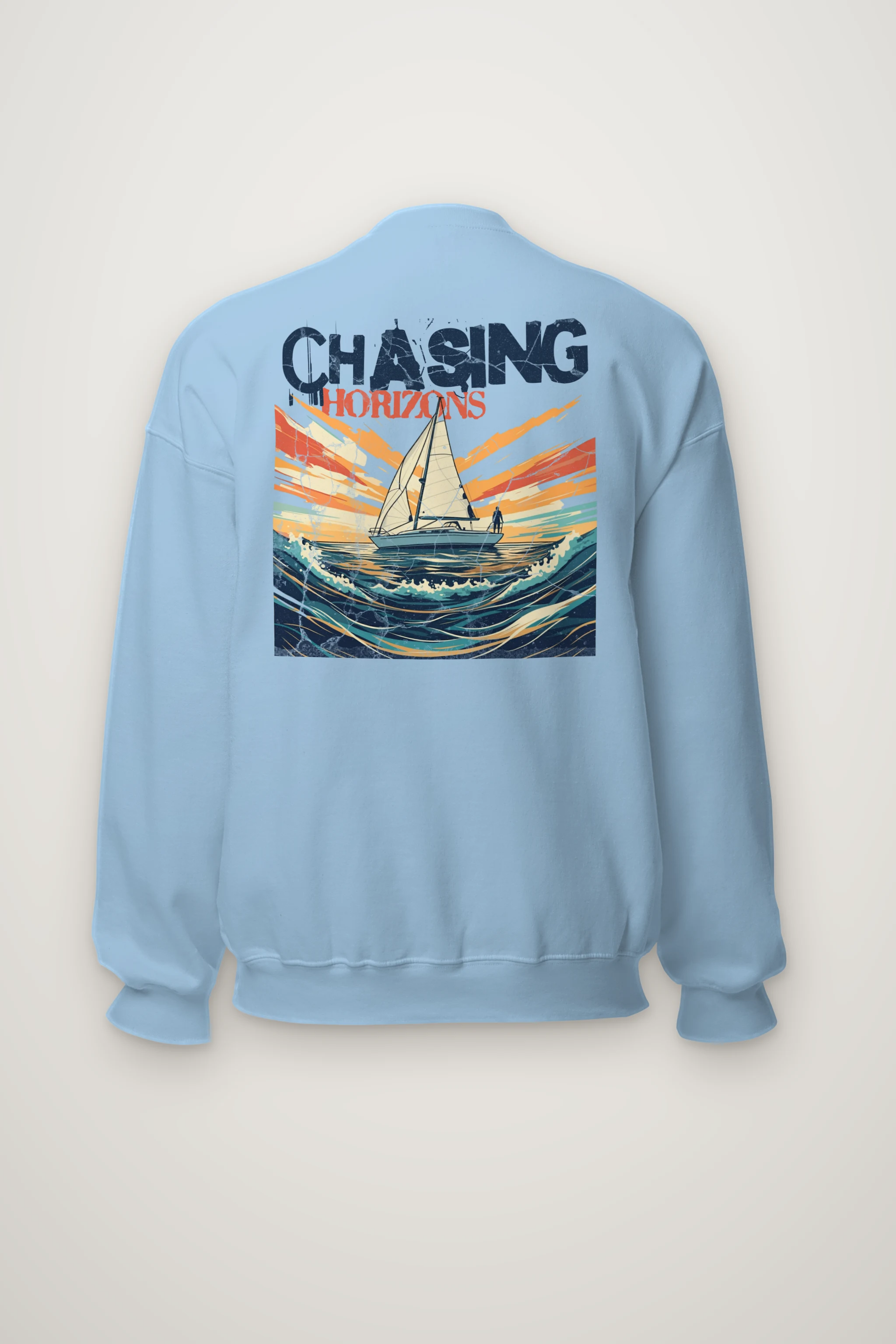 "Chasing Horizons" Heavy Blend Unisex Crewneck Sweatshirt