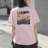 "Chasing Horizons" Heavyweight Unisex Crewneck T-shirt | Gildan 5000