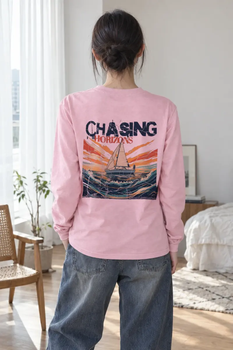 "Chasing Horizons" Unisex Longsleeve T-shirt