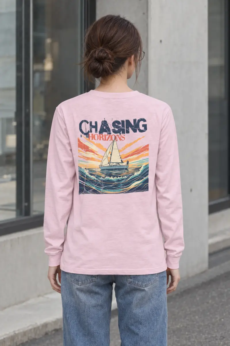 "Chasing Horizons" Unisex Longsleeve T-shirt