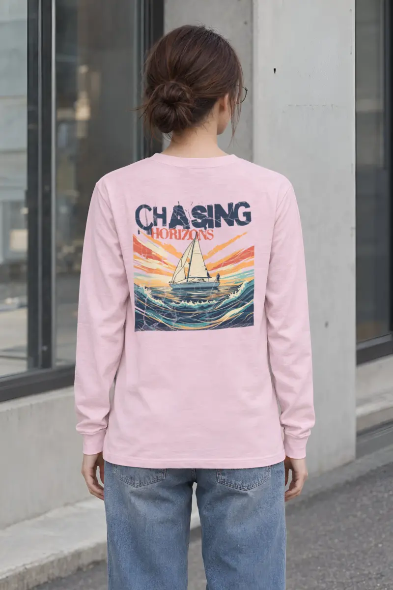 "Chasing Horizons" Unisex Longsleeve T-shirt
