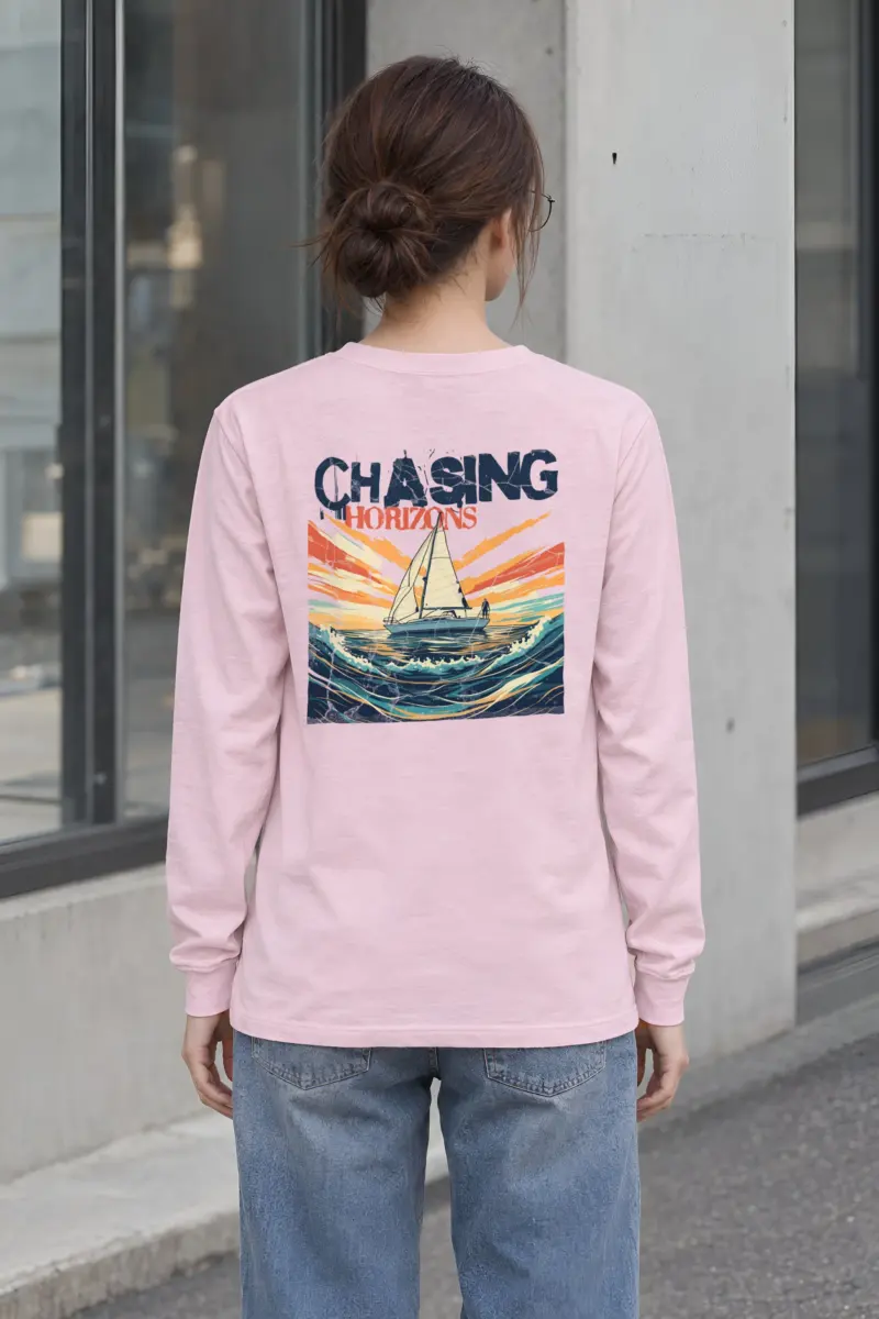 "Chasing Horizons" Unisex Longsleeve T-shirt