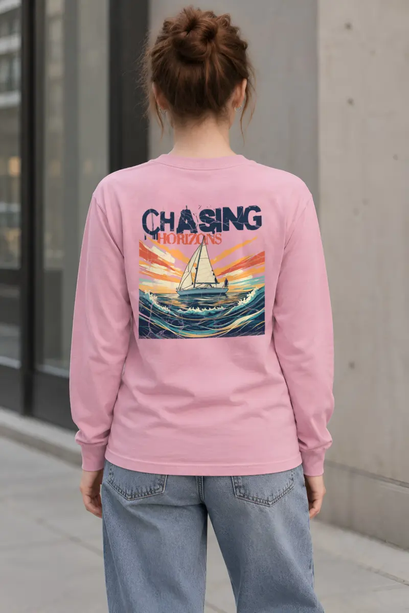 "Chasing Horizons" Unisex Longsleeve T-shirt