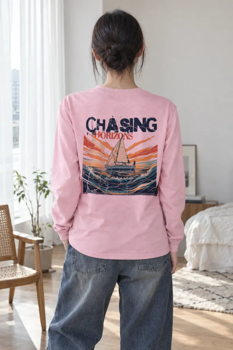 "Chasing Horizons" Unisex Longsleeve T-shirt