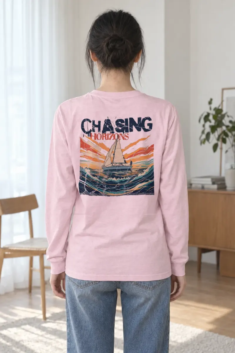 "Chasing Horizons" Unisex Longsleeve T-shirt