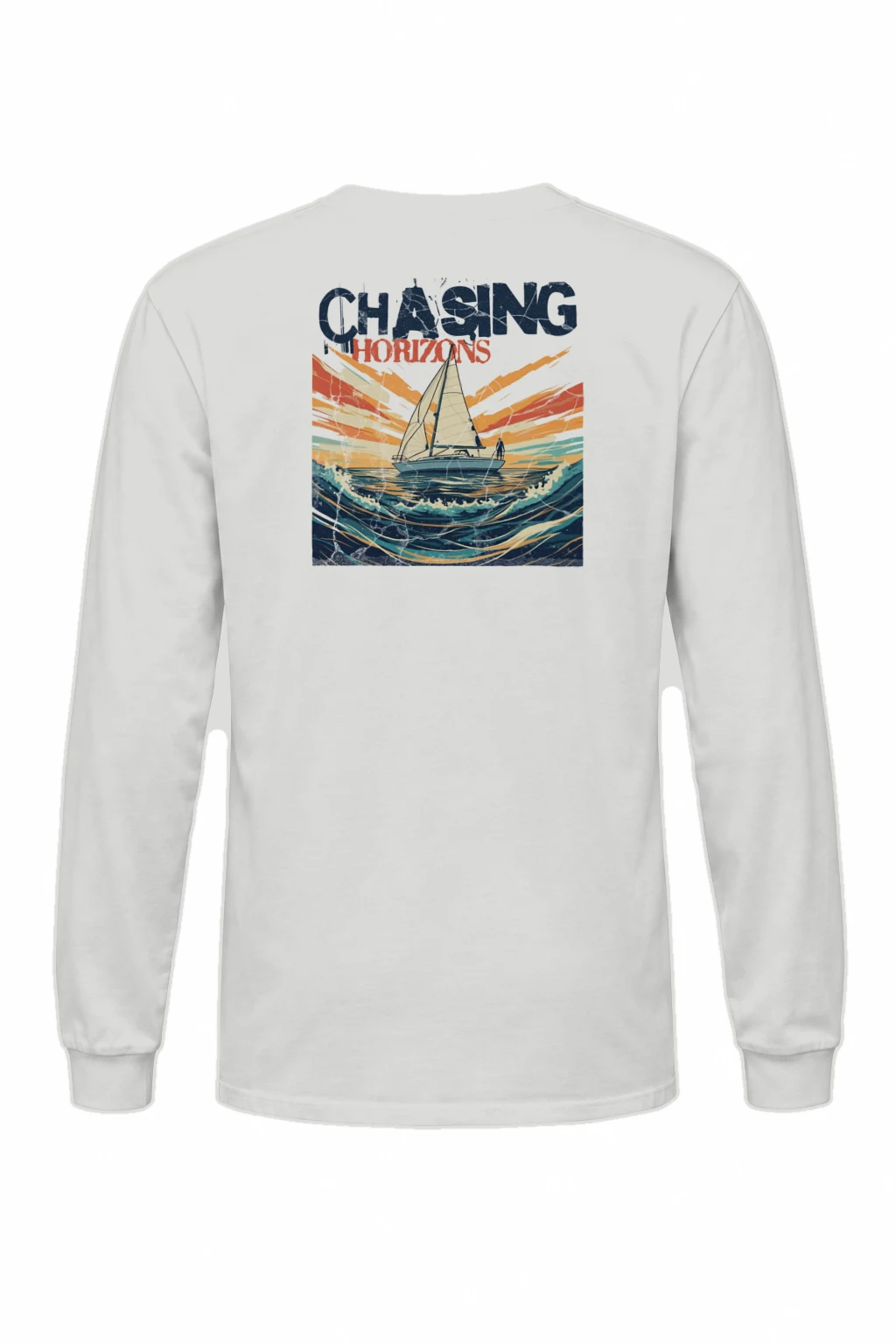 "Chasing Horizons" Unisex Longsleeve T-shirt | Gildan 2400
