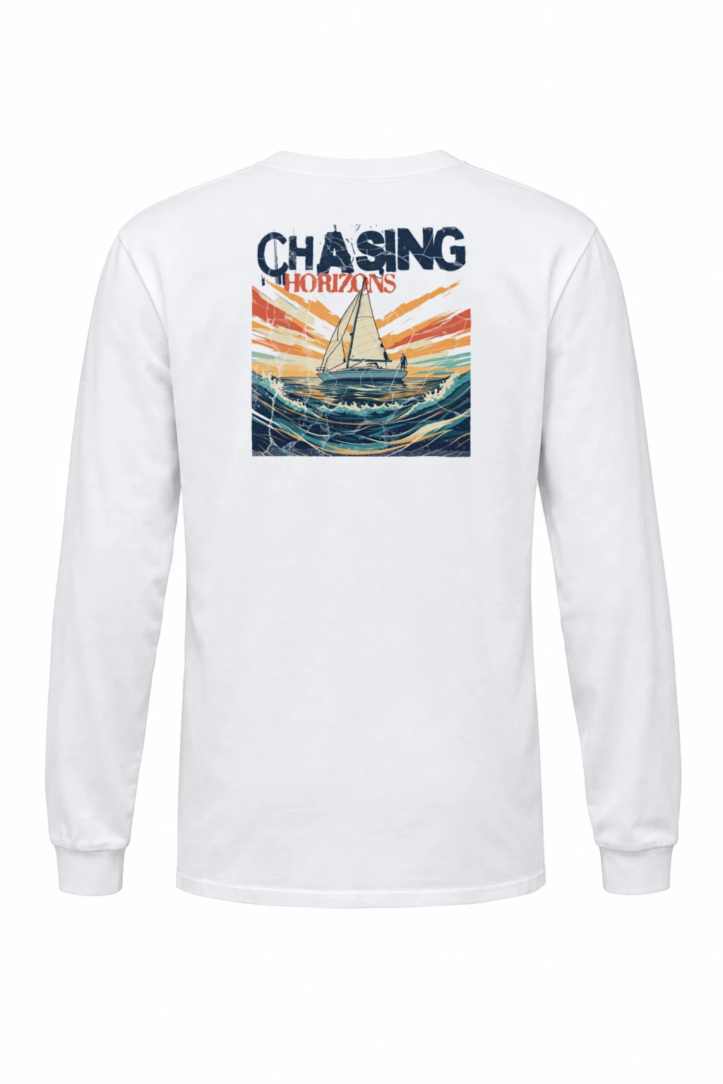 "Chasing Horizons" Unisex Longsleeve T-shirt | Gildan 2400