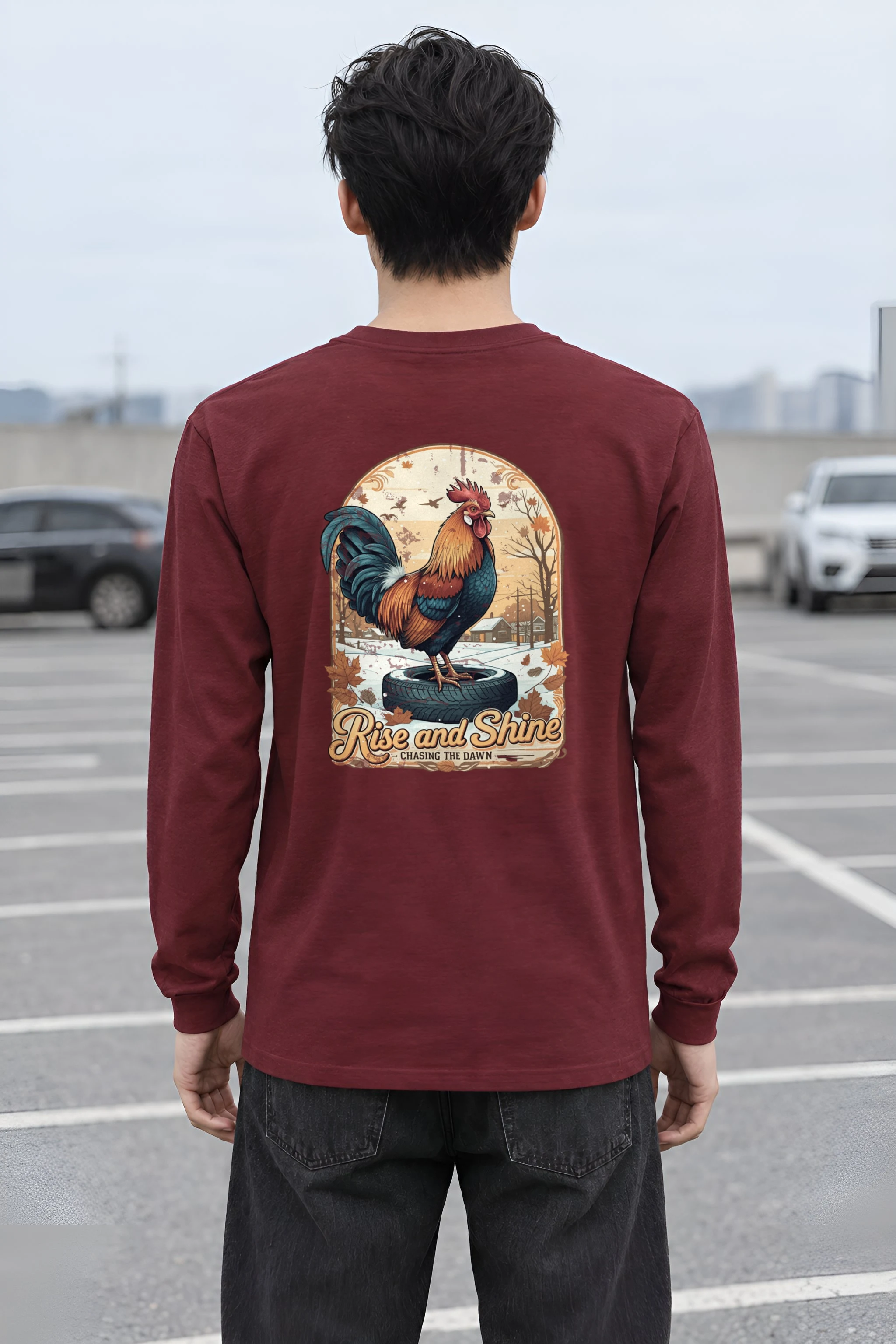 "Chasing The Dawn" Unisex Longsleeve T-shirt