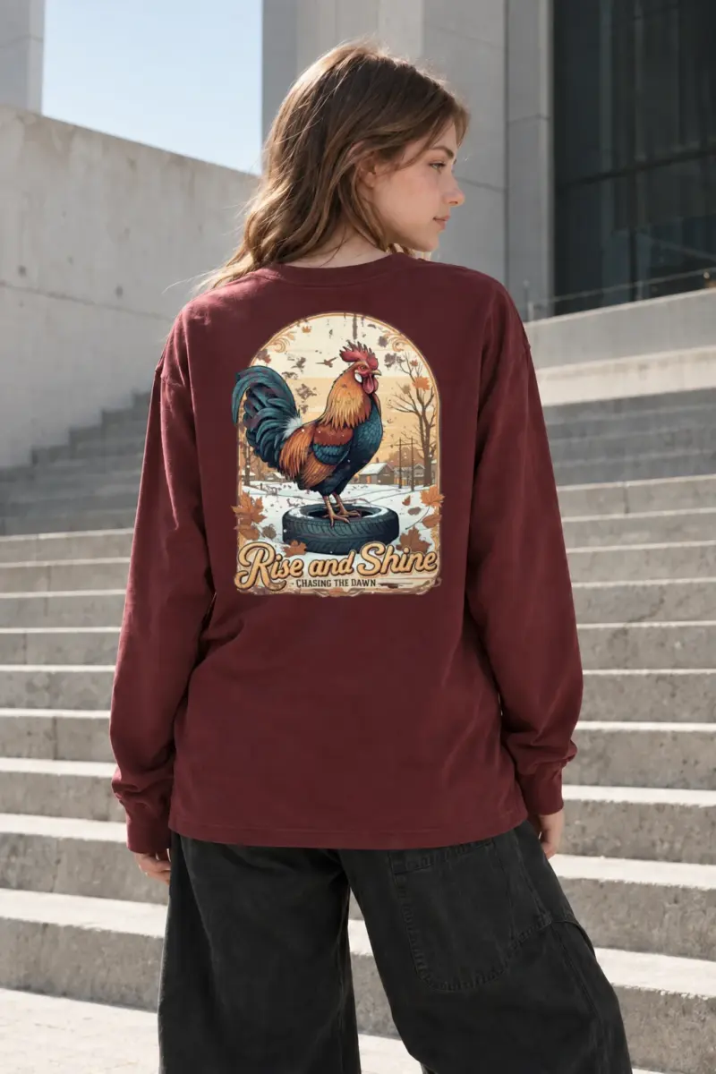“Chasing The Dawn” Unisex Longsleeve T-shirt | Gildan 2400