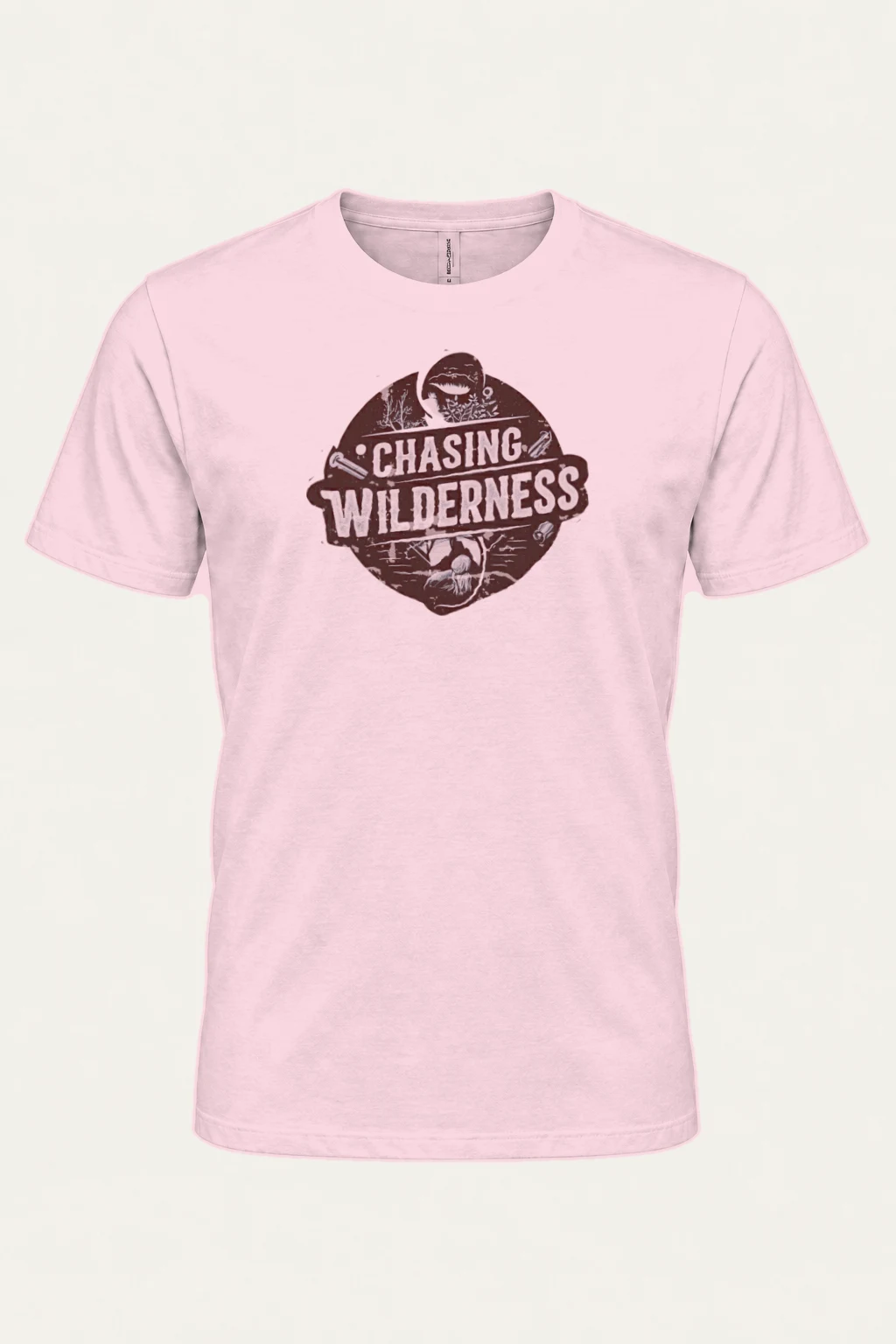 "Chasing Wilderness" Heavyweight Unisex Crewneck T-shirt | Gildan 5000
