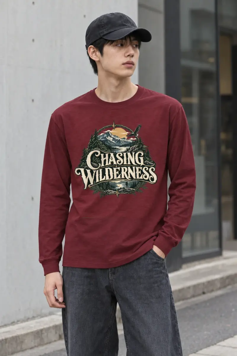 "Chasing Wilderness" Unisex Longsleeve T-shirt