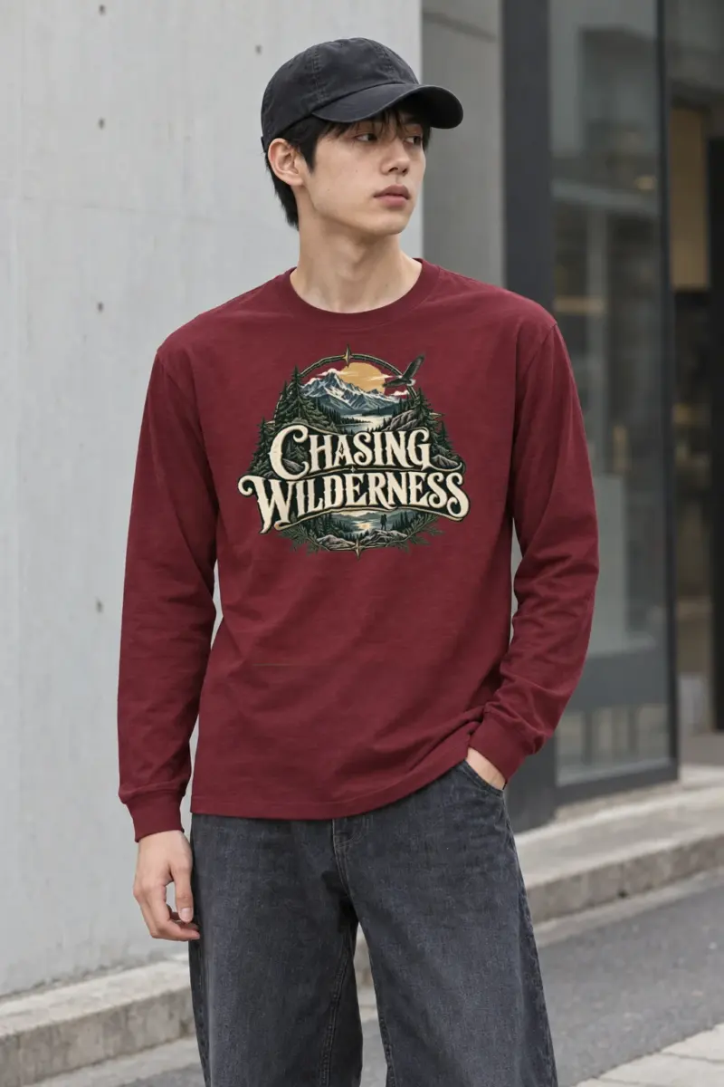 "Chasing Wilderness" Unisex Longsleeve T-shirt