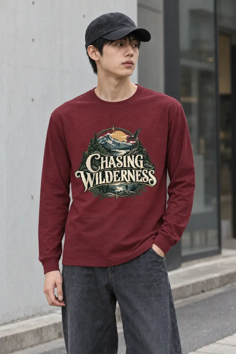 "Chasing Wilderness" Unisex Longsleeve T-shirt