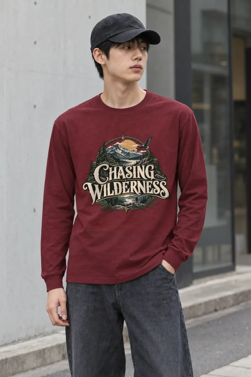 "Chasing Wilderness" Unisex Longsleeve T-shirt