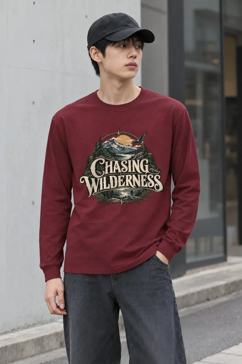 "Chasing Wilderness" Unisex Longsleeve T-shirt