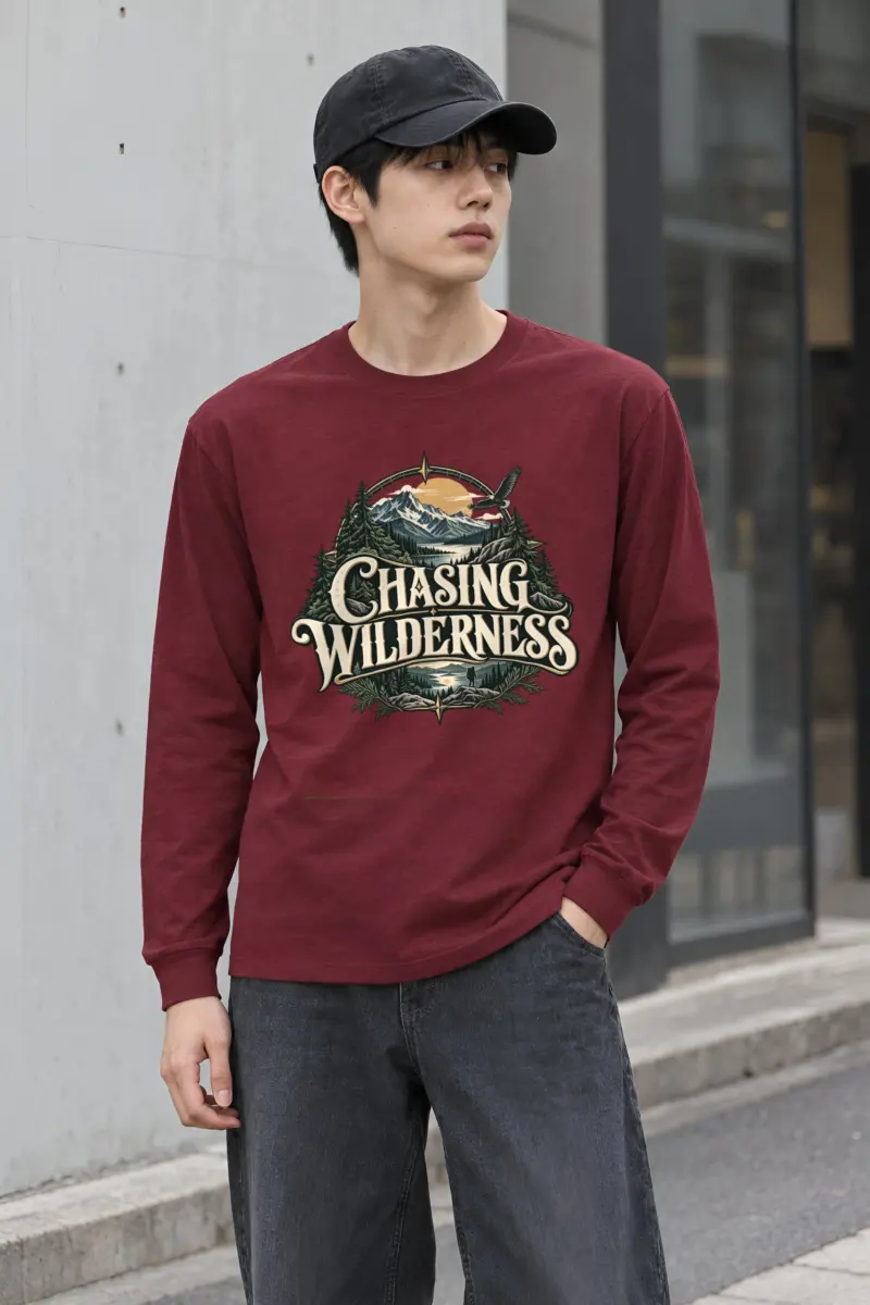 "Chasing Wilderness" Unisex Longsleeve T-shirt