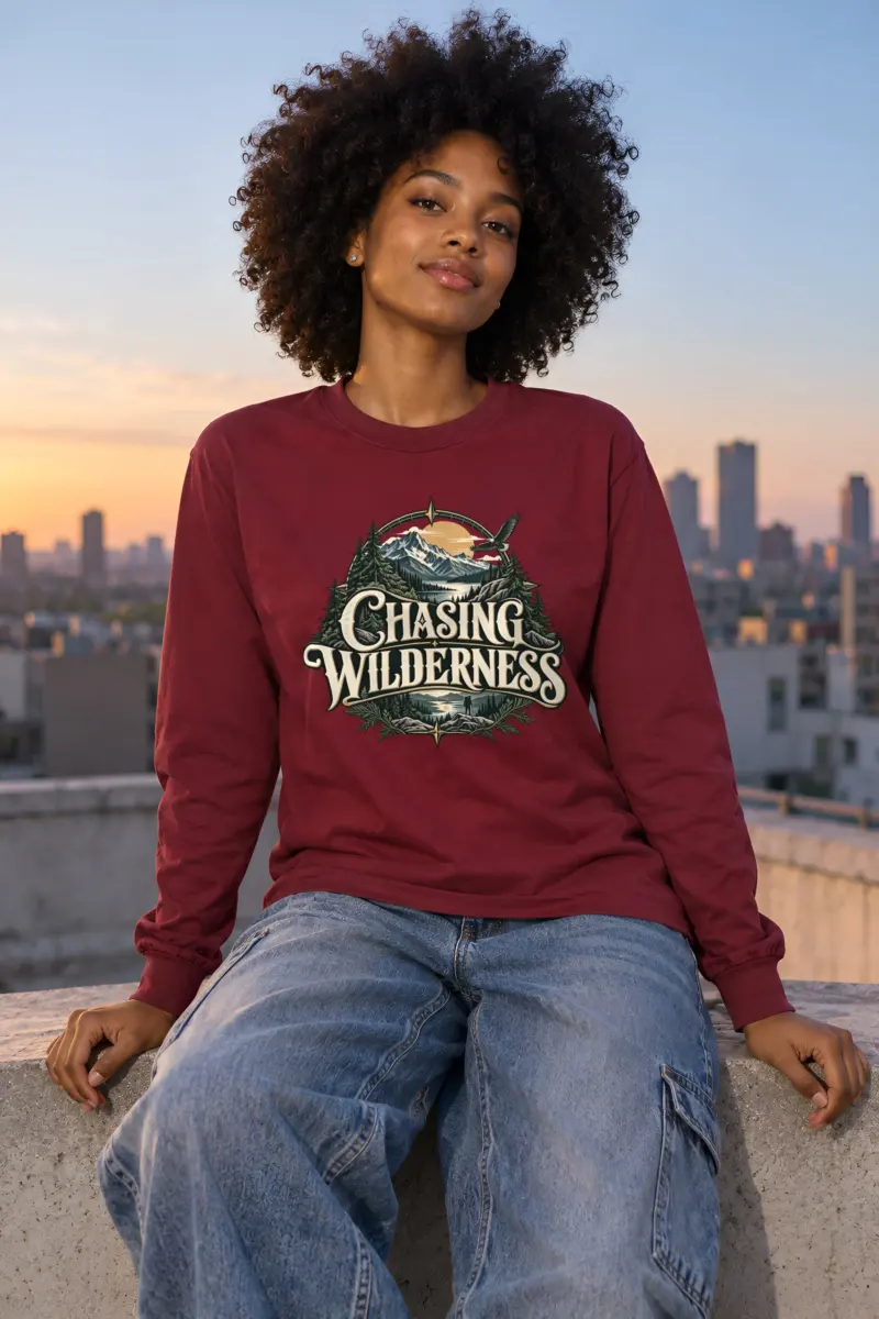 "Chasing Wilderness" Unisex Longsleeve T-shirt