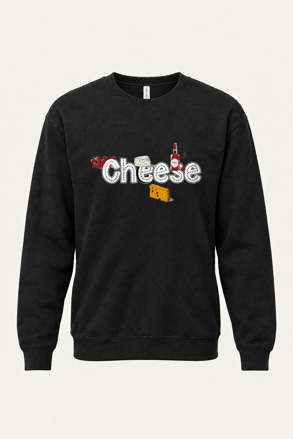 "Cheese Camembert" Heavy Blend Unisex Crewneck Sweatshirt | Gildan 18000