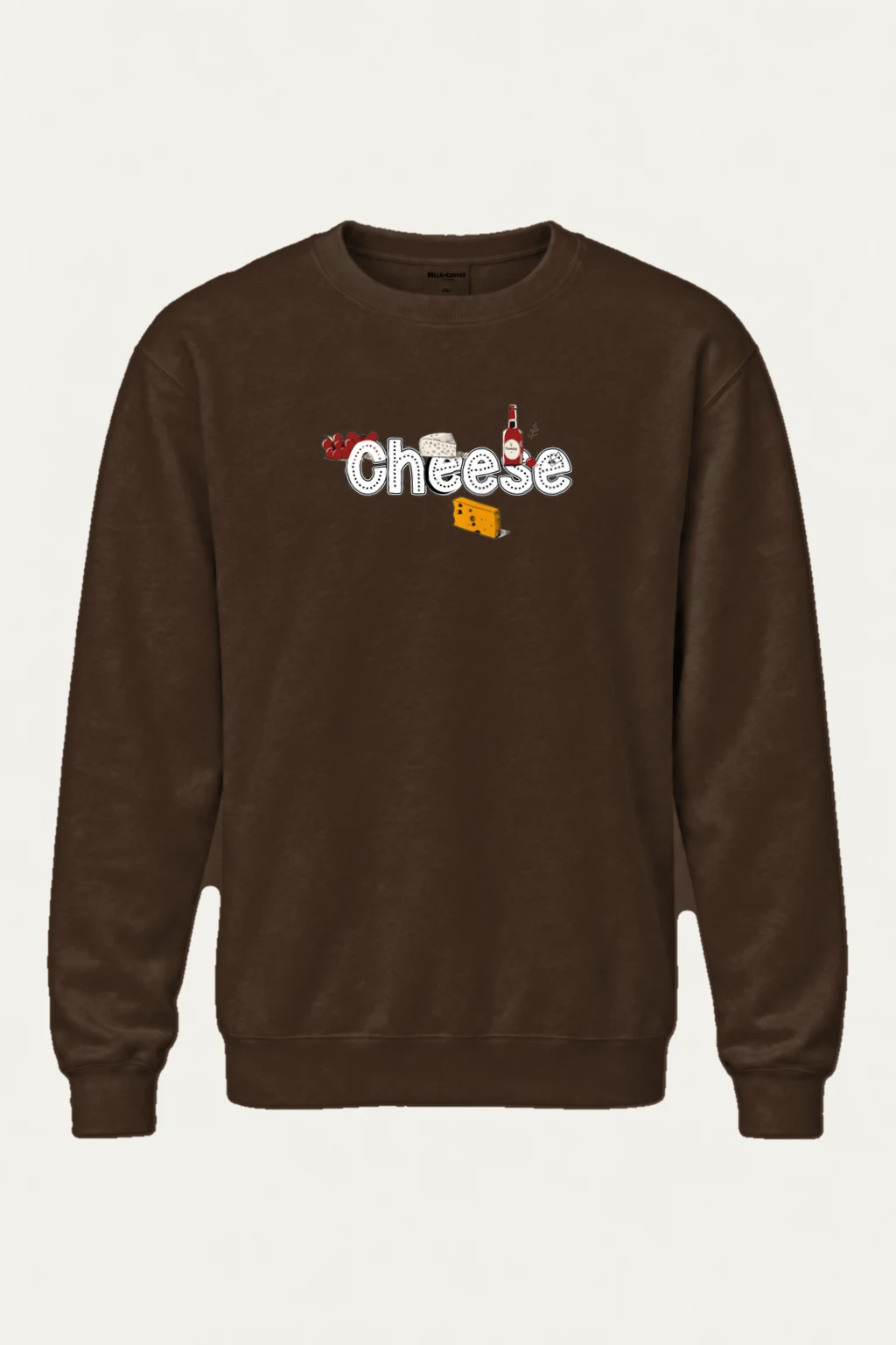 "Cheese Camembert" Heavy Blend Unisex Crewneck Sweatshirt | Gildan 18000
