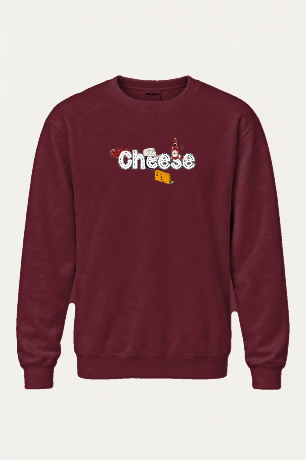 "Cheese Camembert" Heavy Blend Unisex Crewneck Sweatshirt | Gildan 18000