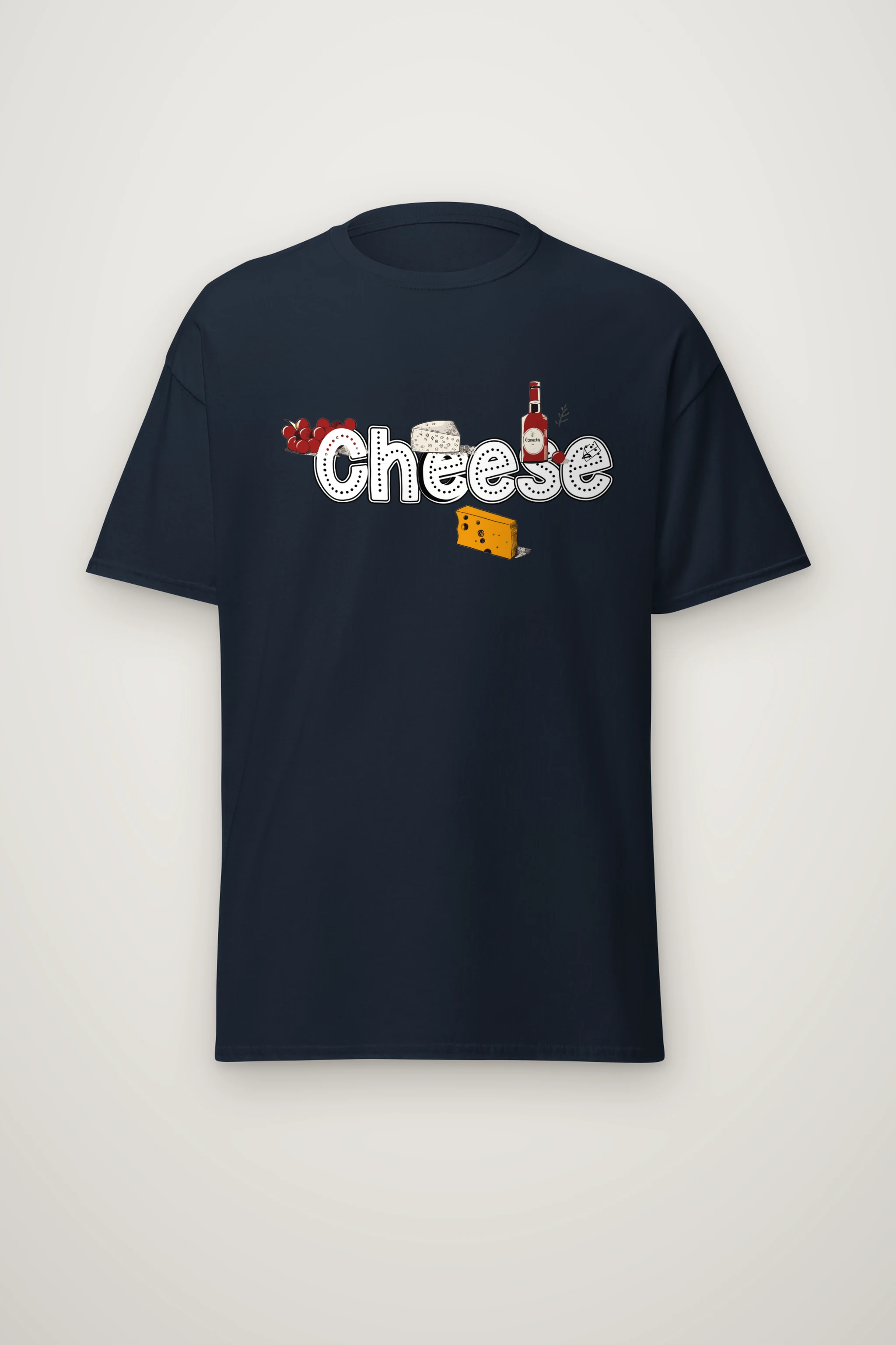 "Cheese Camembert" Heavyweight Unisex Crewneck T-shirt