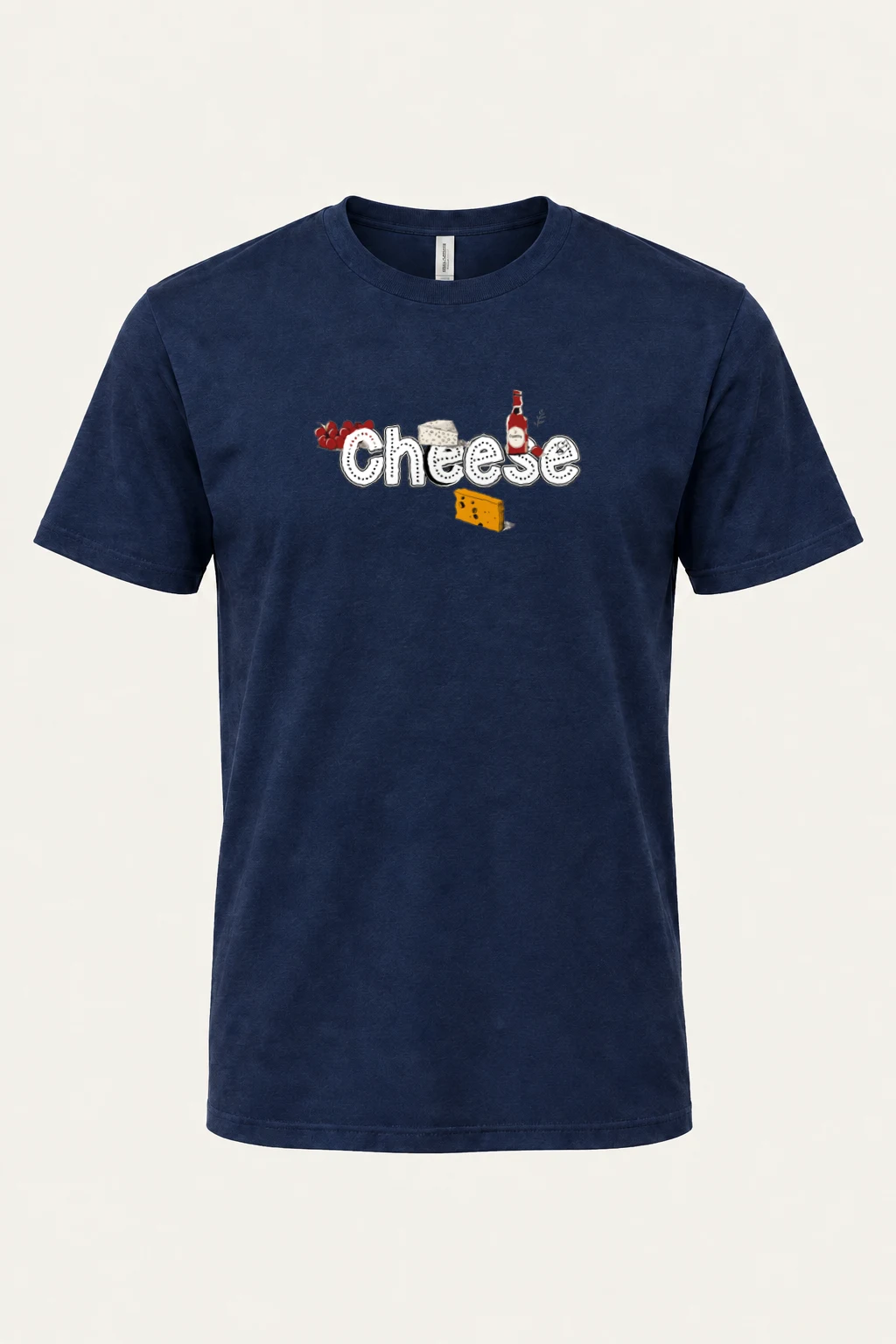 "Cheese Camembert" Heavyweight Unisex Crewneck T-shirt | Gildan 5000