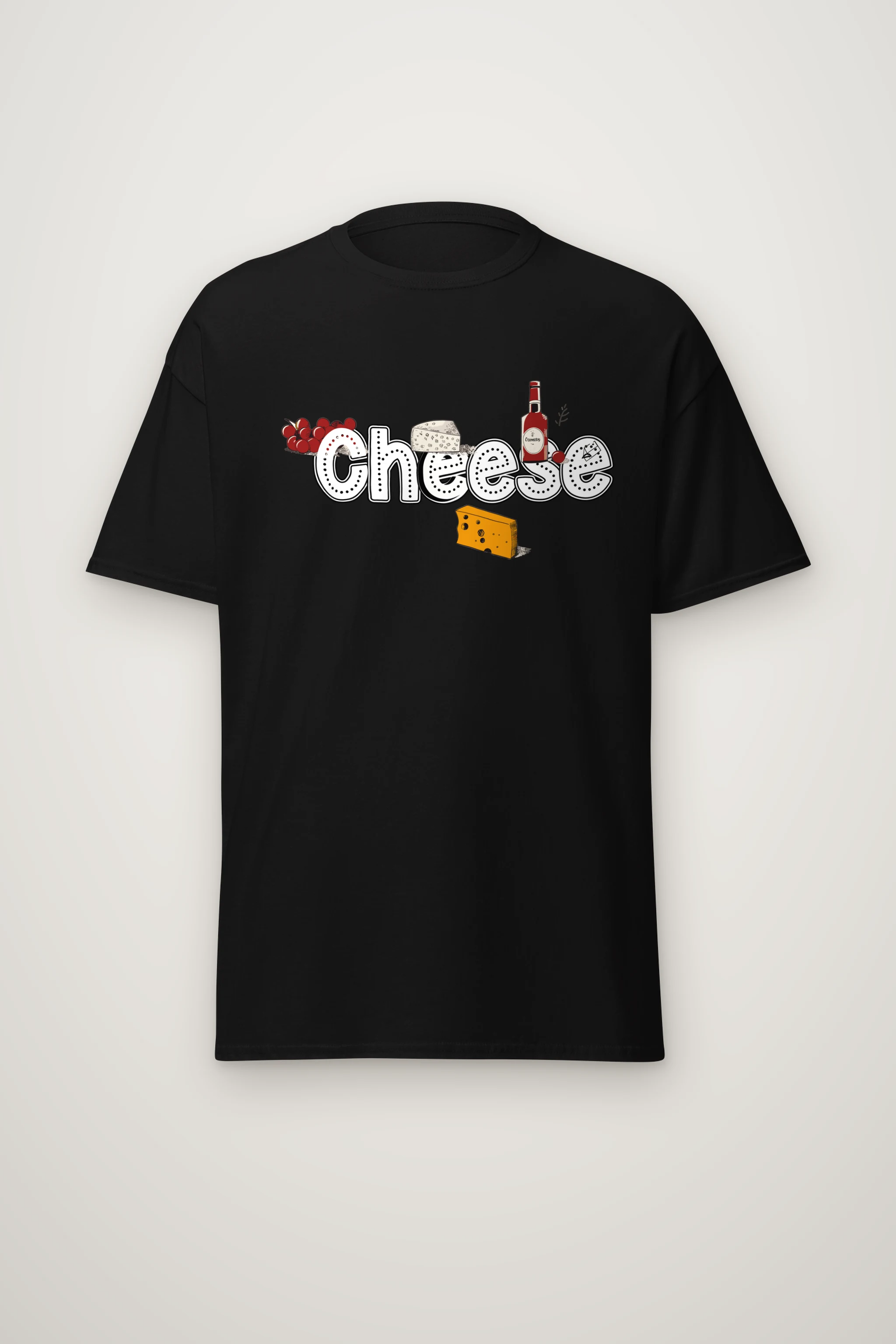 "Cheese Camembert" Heavyweight Unisex Crewneck T-shirt