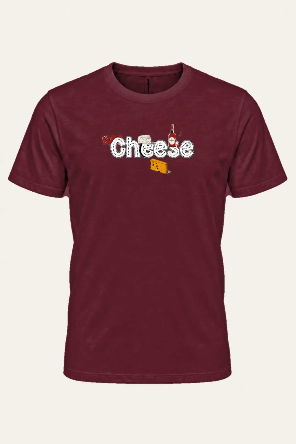 "Cheese Camembert" Heavyweight Unisex Crewneck T-shirt | Gildan 5000