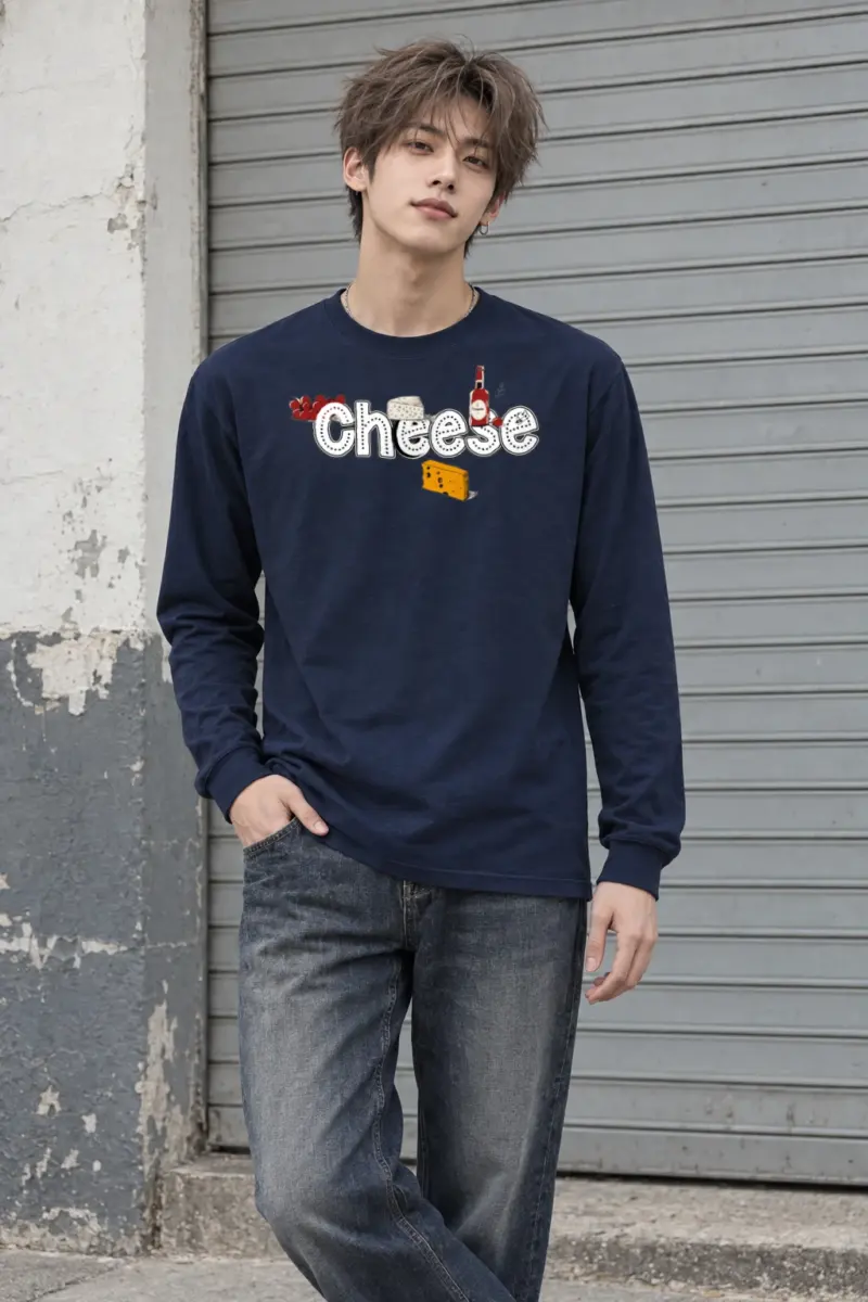 "Cheese Camembert" Unisex Longsleeve T-shirt