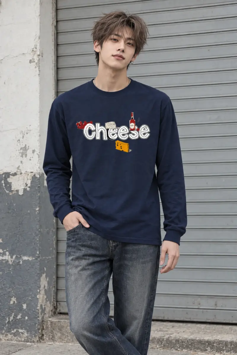 "Cheese Camembert" Unisex Longsleeve T-shirt