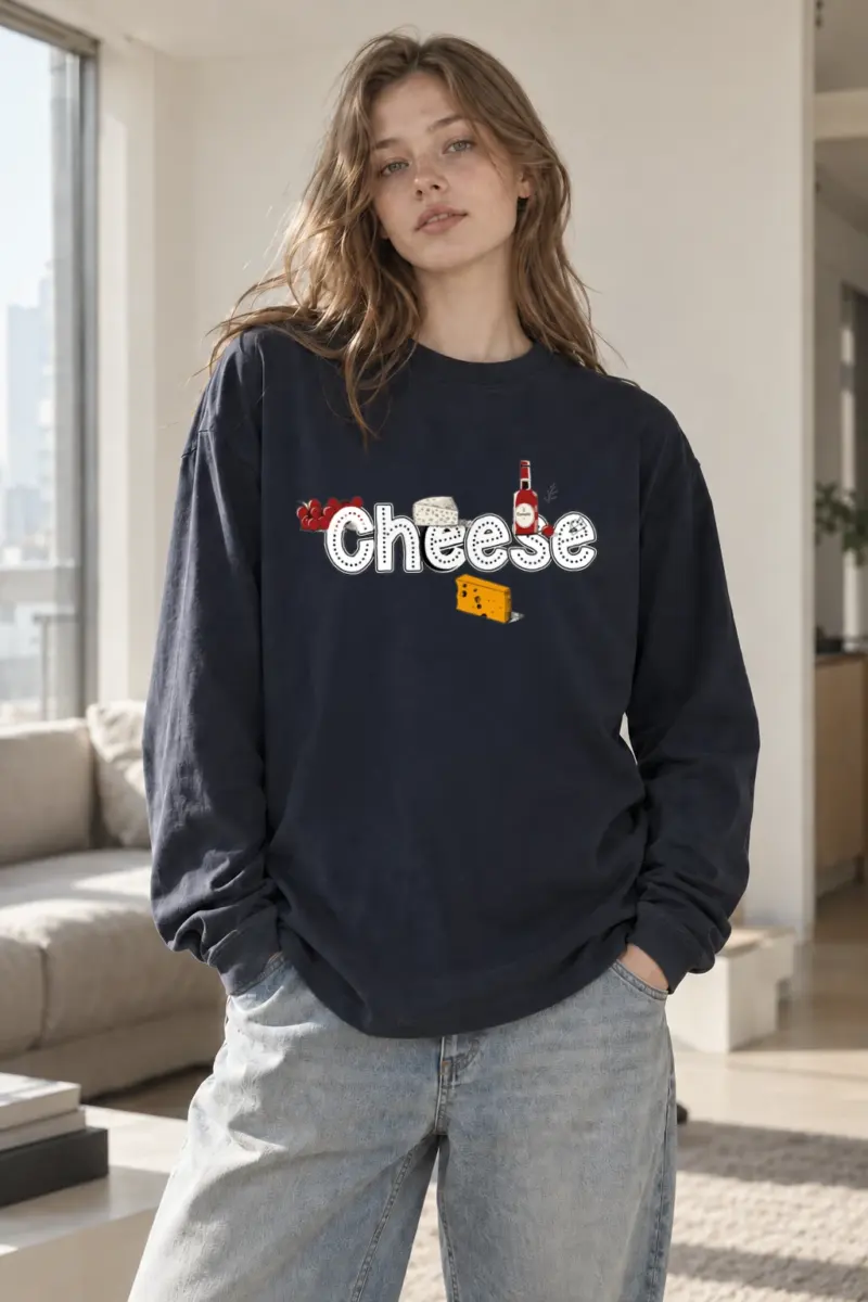 "Cheese Camembert" Unisex Longsleeve T-shirt | Gildan 2400