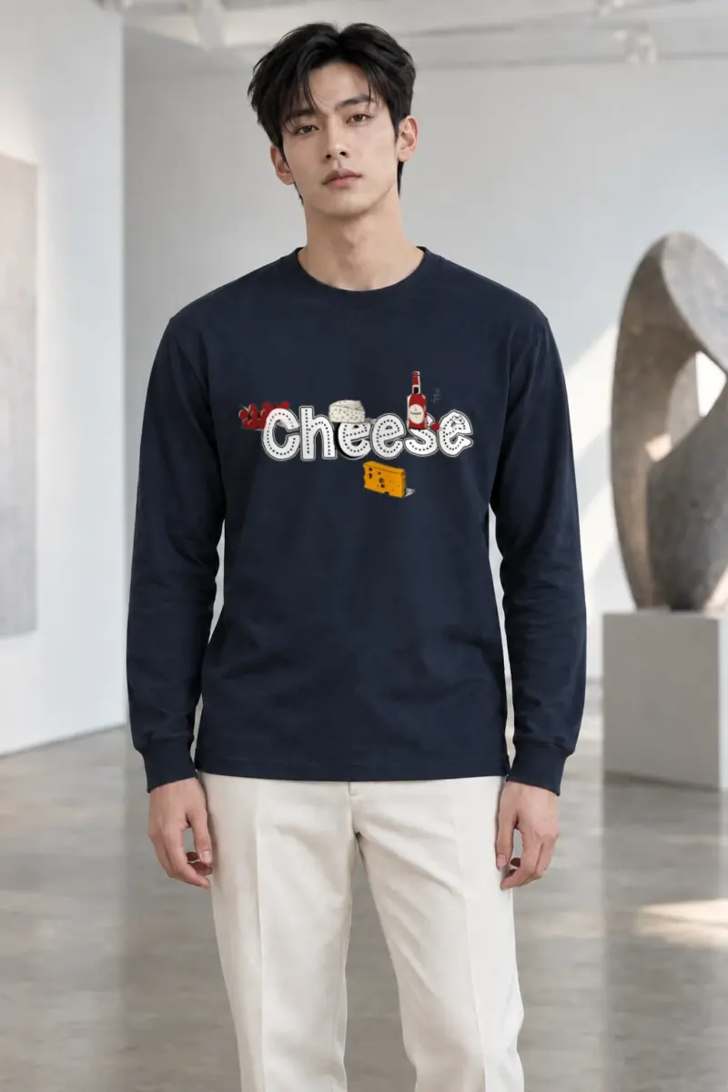 "Cheese Camembert" Unisex Longsleeve T-shirt | Gildan 2400