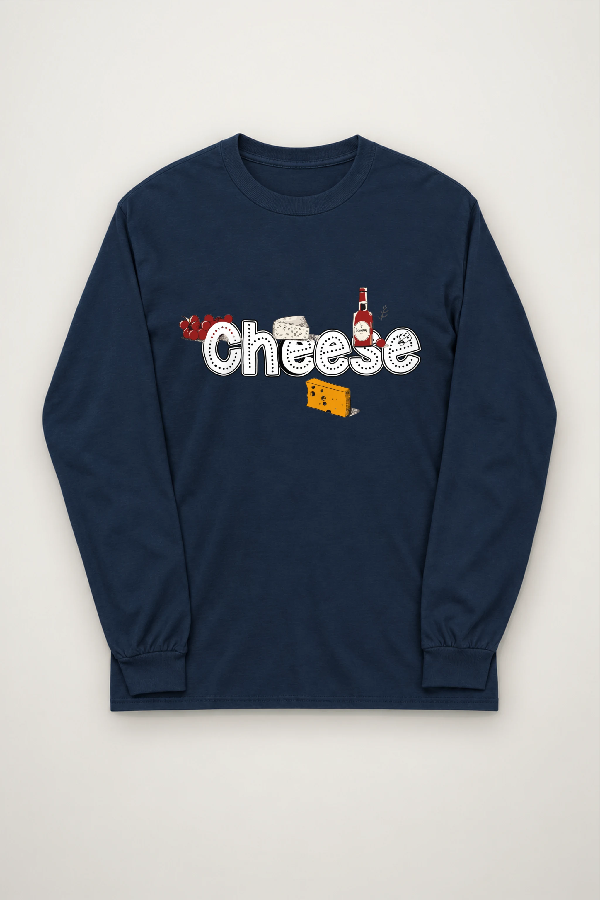 "Cheese Camembert" Unisex Longsleeve T-shirt